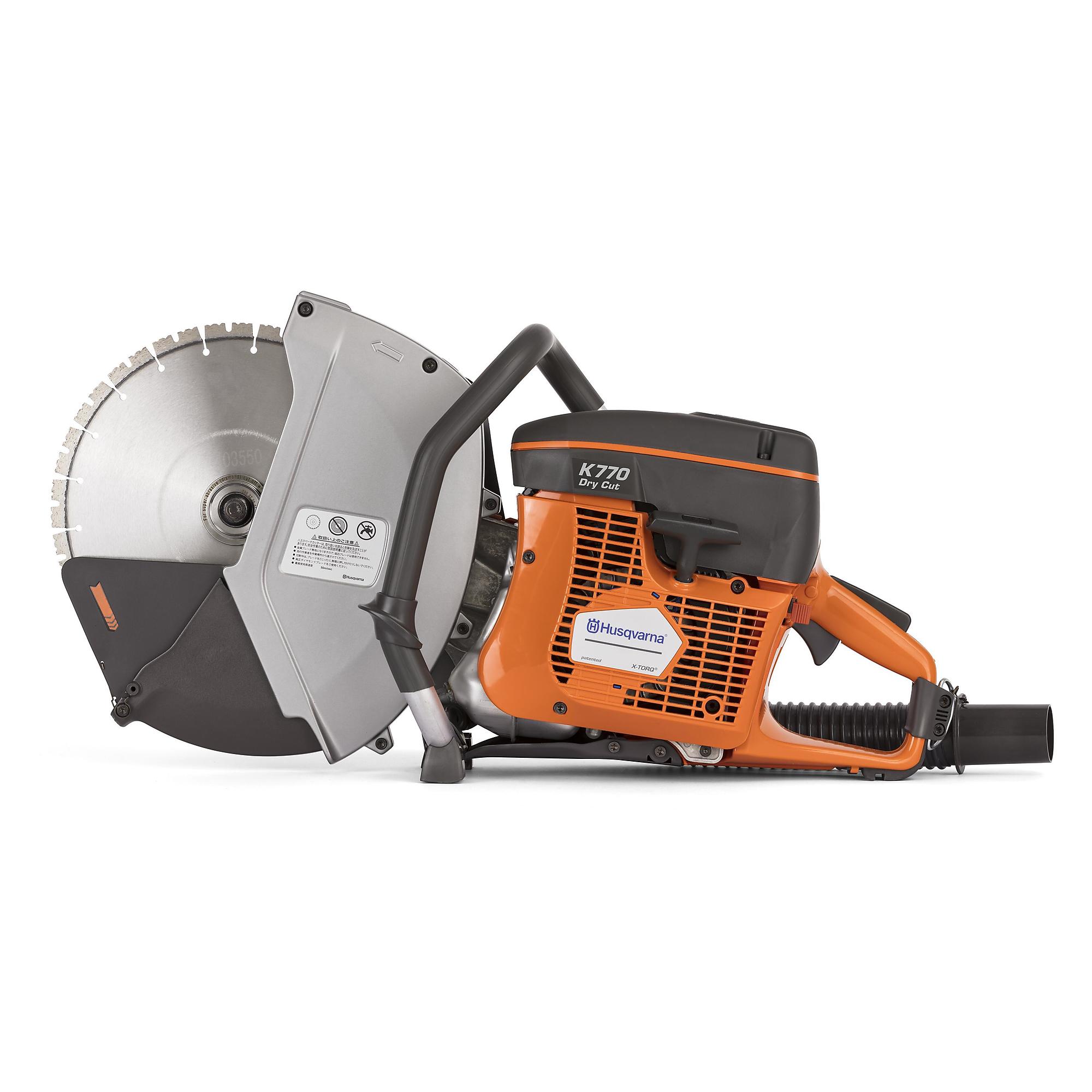 Husqvarna, Lightweight power cutter for dry cutting., Blade Diameter 14 in, Model# K770 DRY CUT US