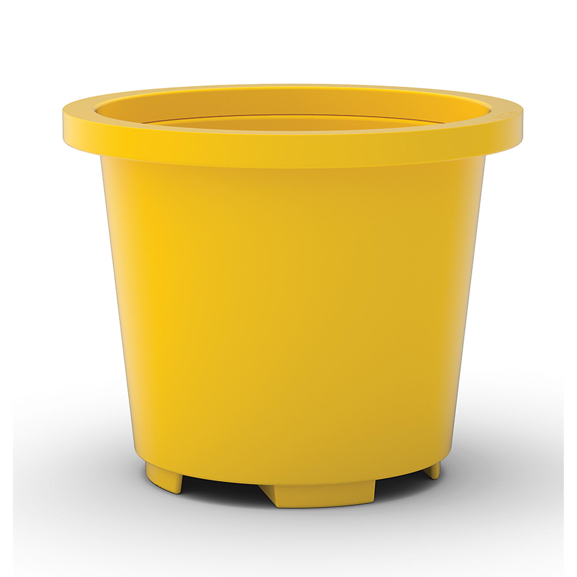 Vestil Drum Containment Container - 800-Lb. Capacity, Low Density Polyethylene, Yellow, Model# SCC-65-YL