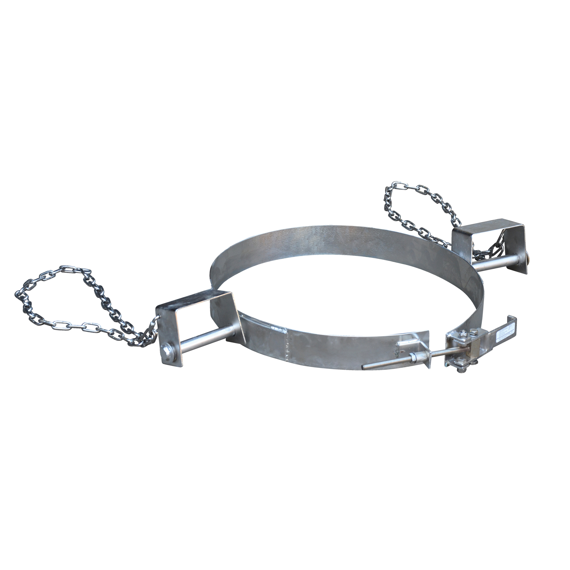 Vestil Tilting Drum Ring - 55 Gallon, Stainless Steel, 1200-Lb. Capacity, Model# TDR-55-SS