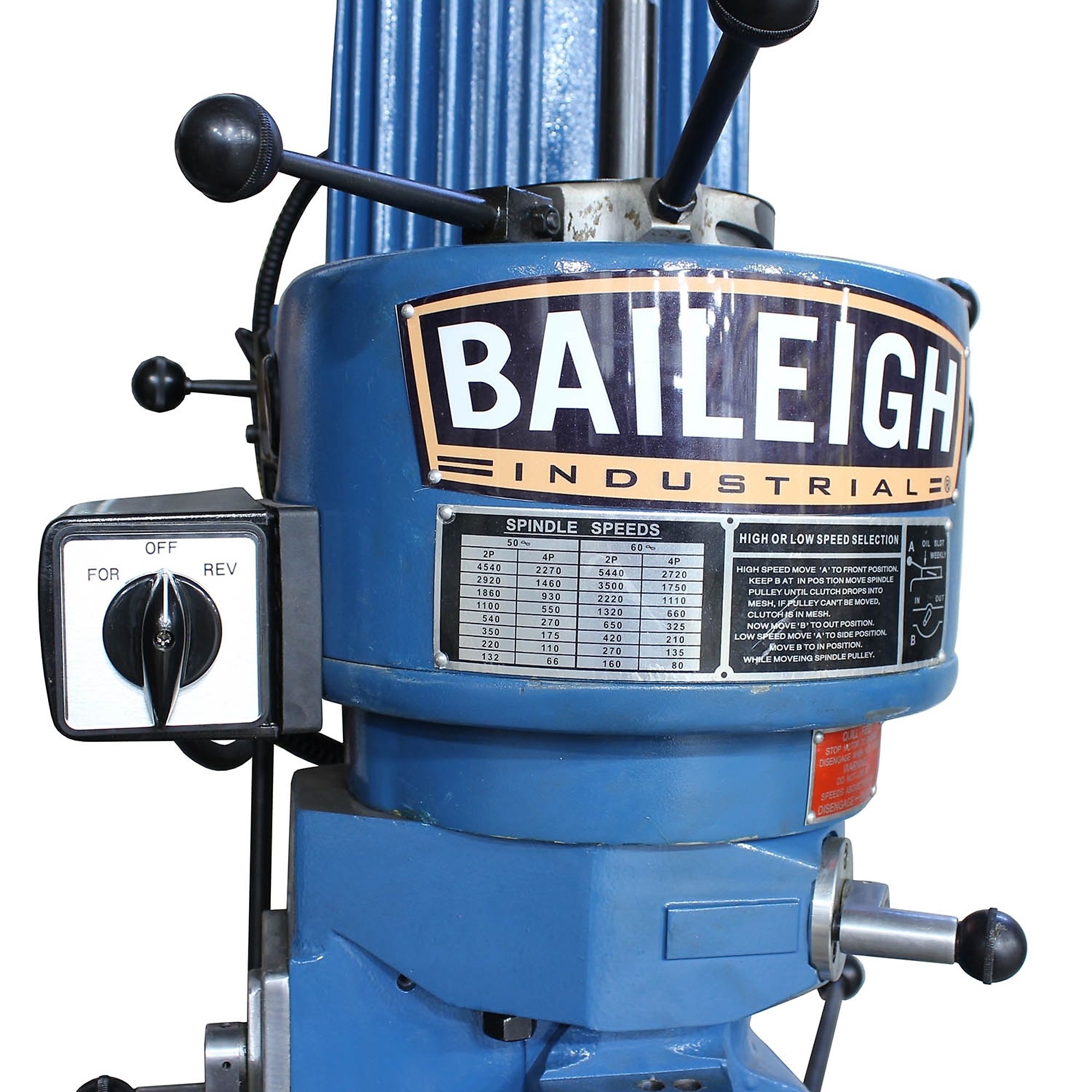 Baileigh, Milling Machine, Horsepower 2 HP, Volts 110 Model VM836E1