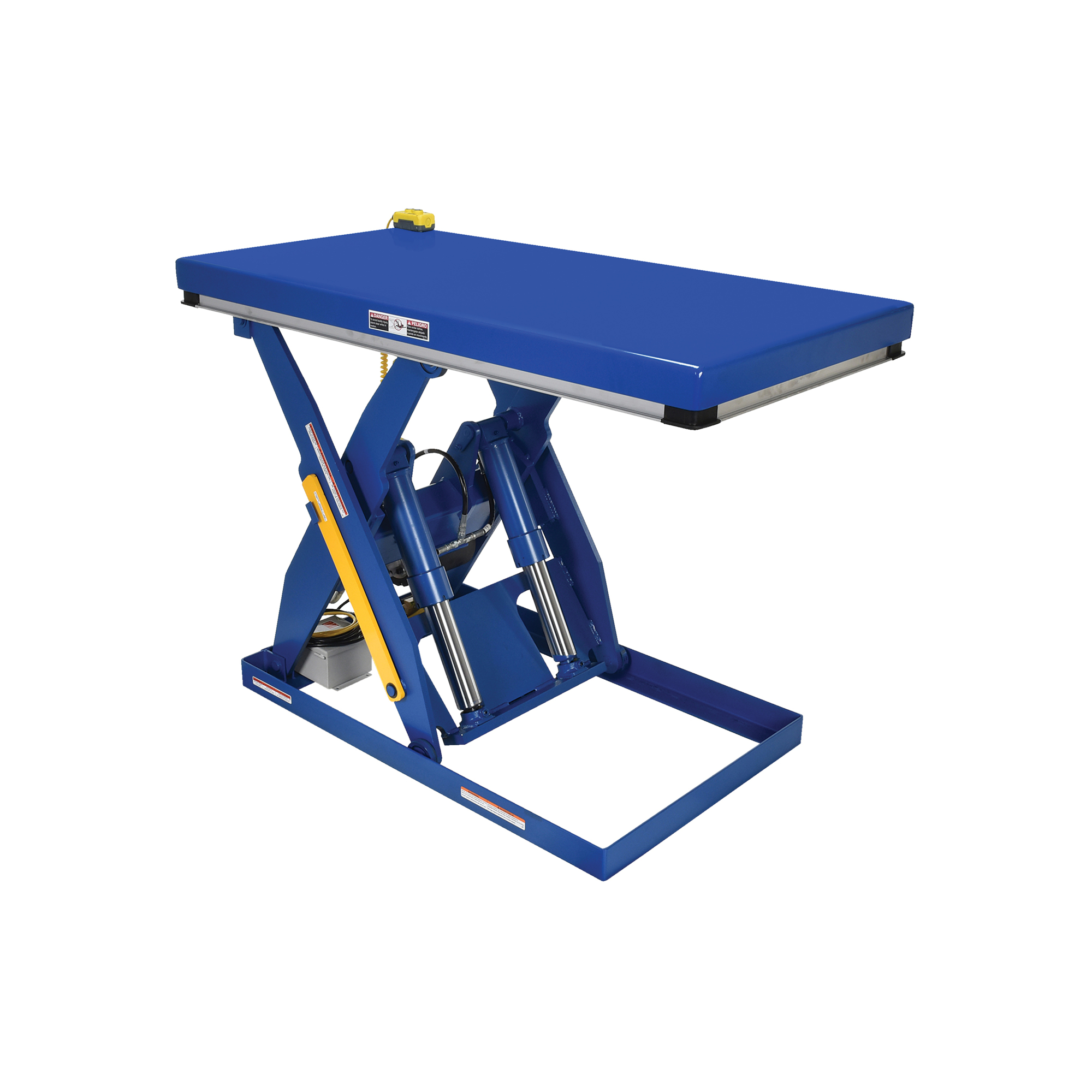 Vestil Electric Hydraulic Lift Table - 30in. x 72in., 4000-Lb. Capacity, 7in. to 43in. Height, Model# EHLT-3072-4-43