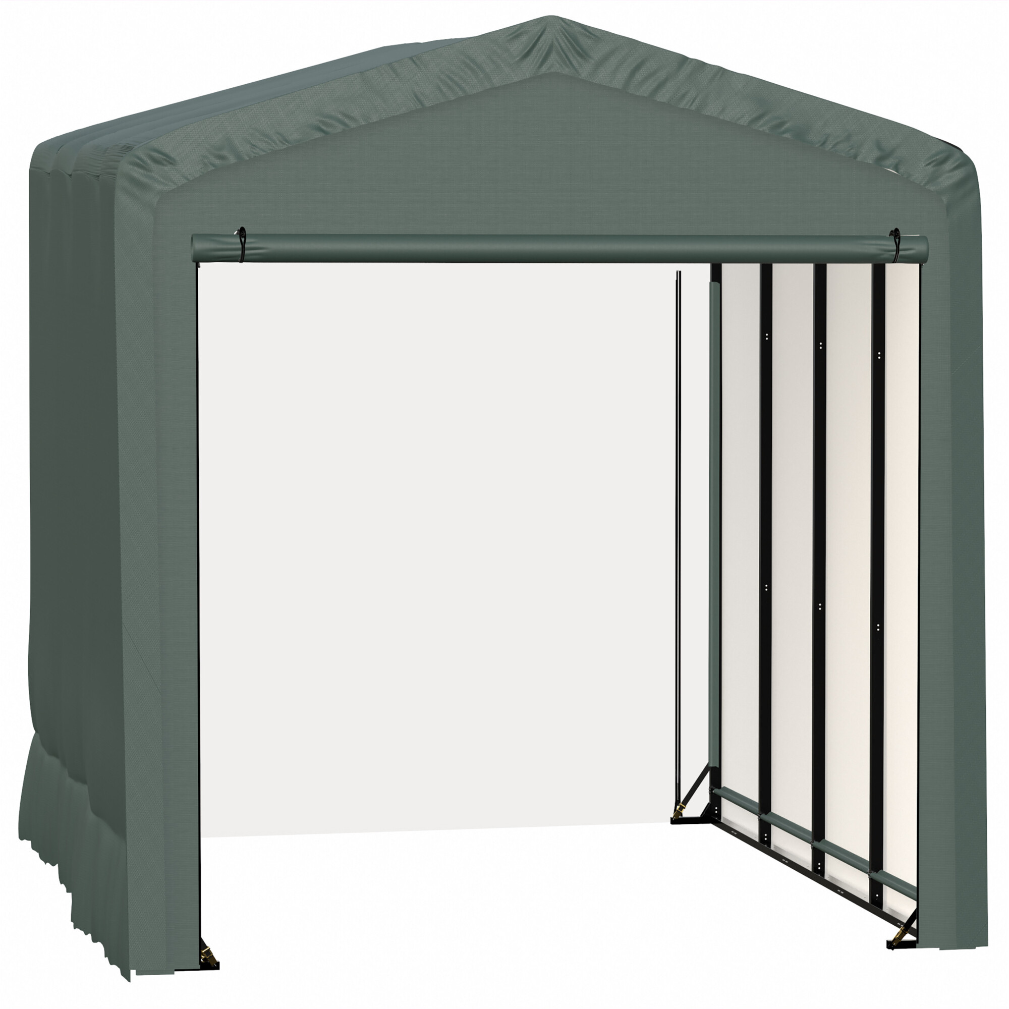 ShelterLogic ShelterTube Garage - 14ft. x 18ft. x 16ft., Wind and Snow Rated, Waterproof, Model# SQAACC0104C01401816