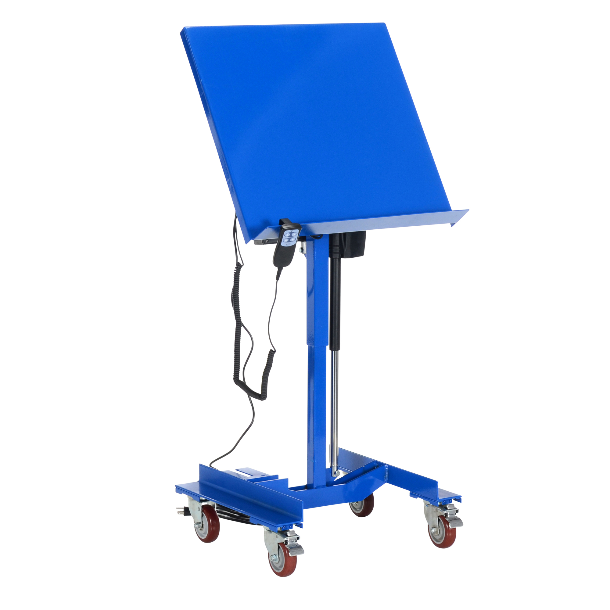 Vestil Linear Actuated Tilt Table - 24in. x 24in., 300-Lb. Capacity, Adjustable Height and Tilt, Model# WT-2424-LA