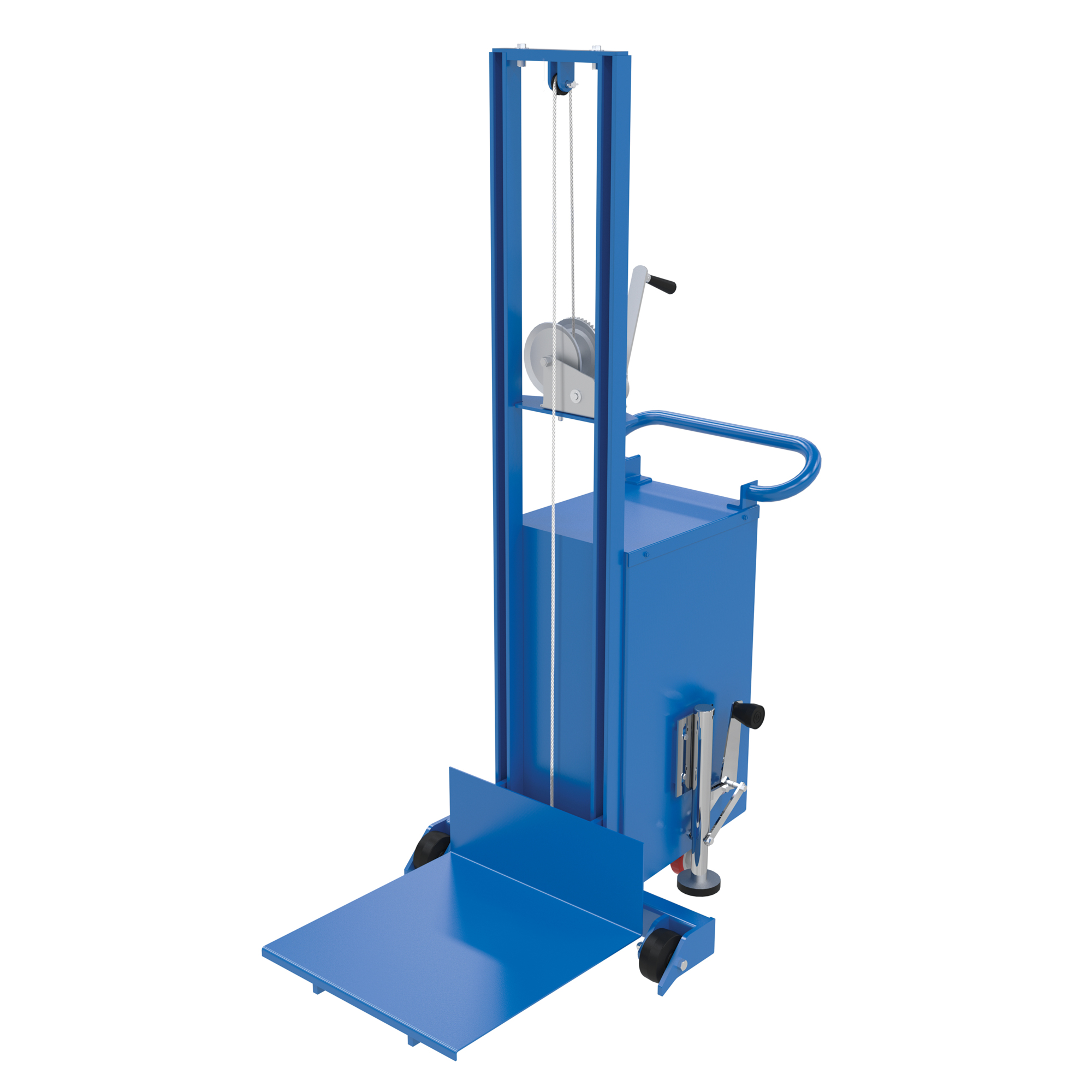 Vestil Steel Counter Balanced Lite Load Lift 300 Lb. Capacity Blue