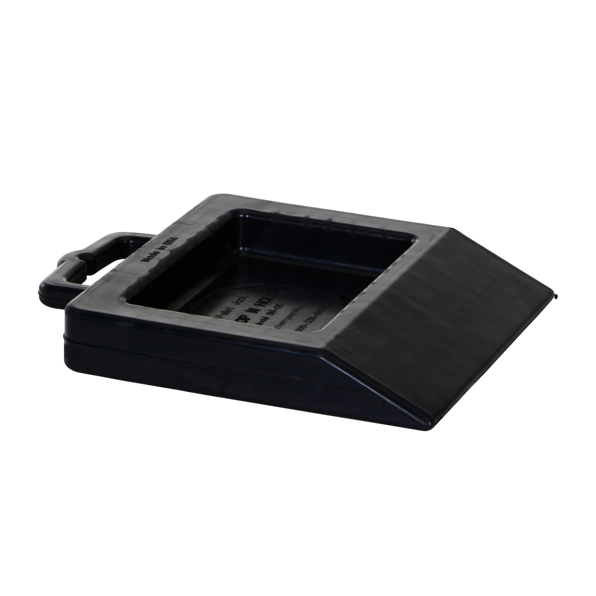 Vestil Rubber Pallet Truck Stop - Black, Model# VPTS-05