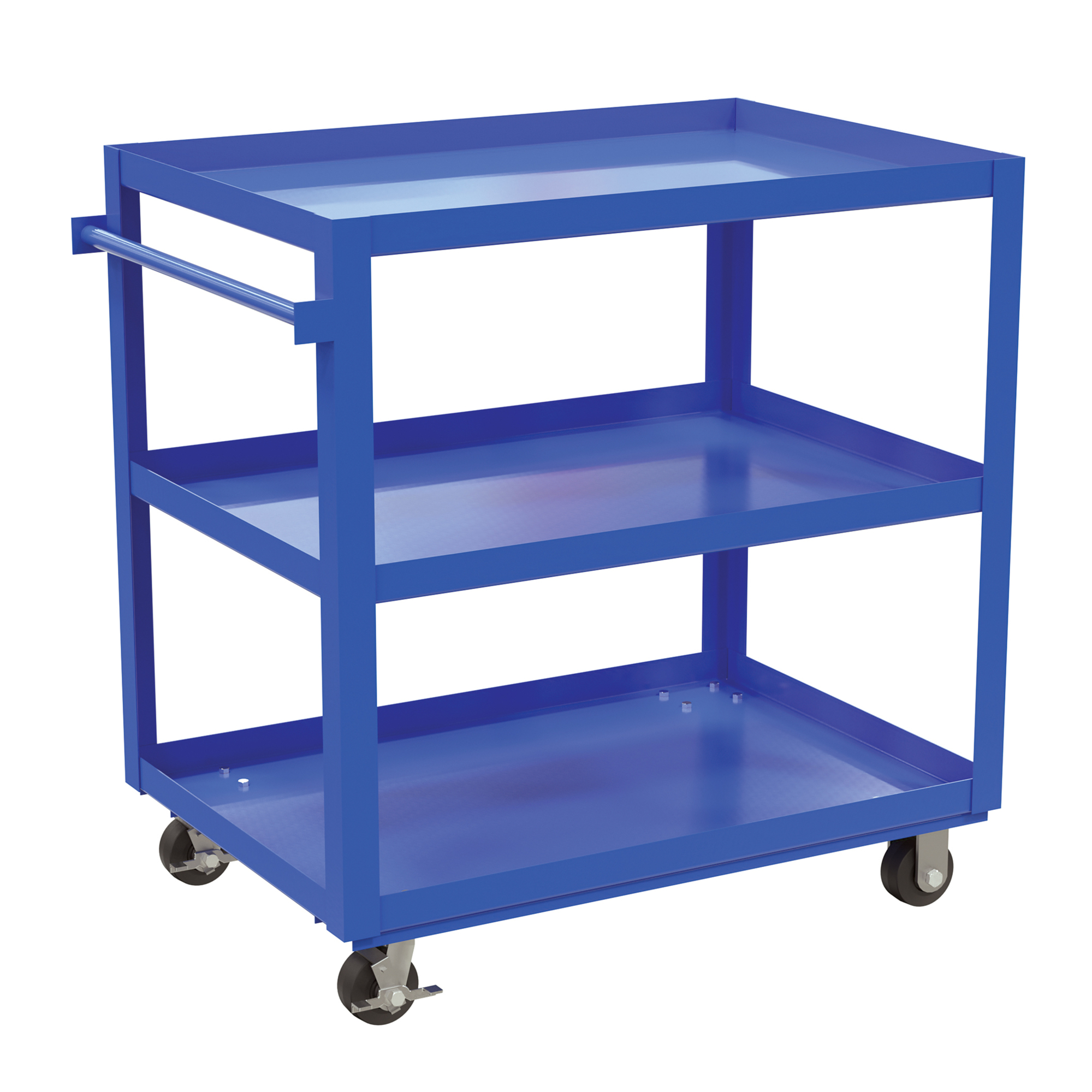 Vestil 3-Shelf Service Cart - 1000-Lb. Capacity, Steel, Model# SCS3-2840