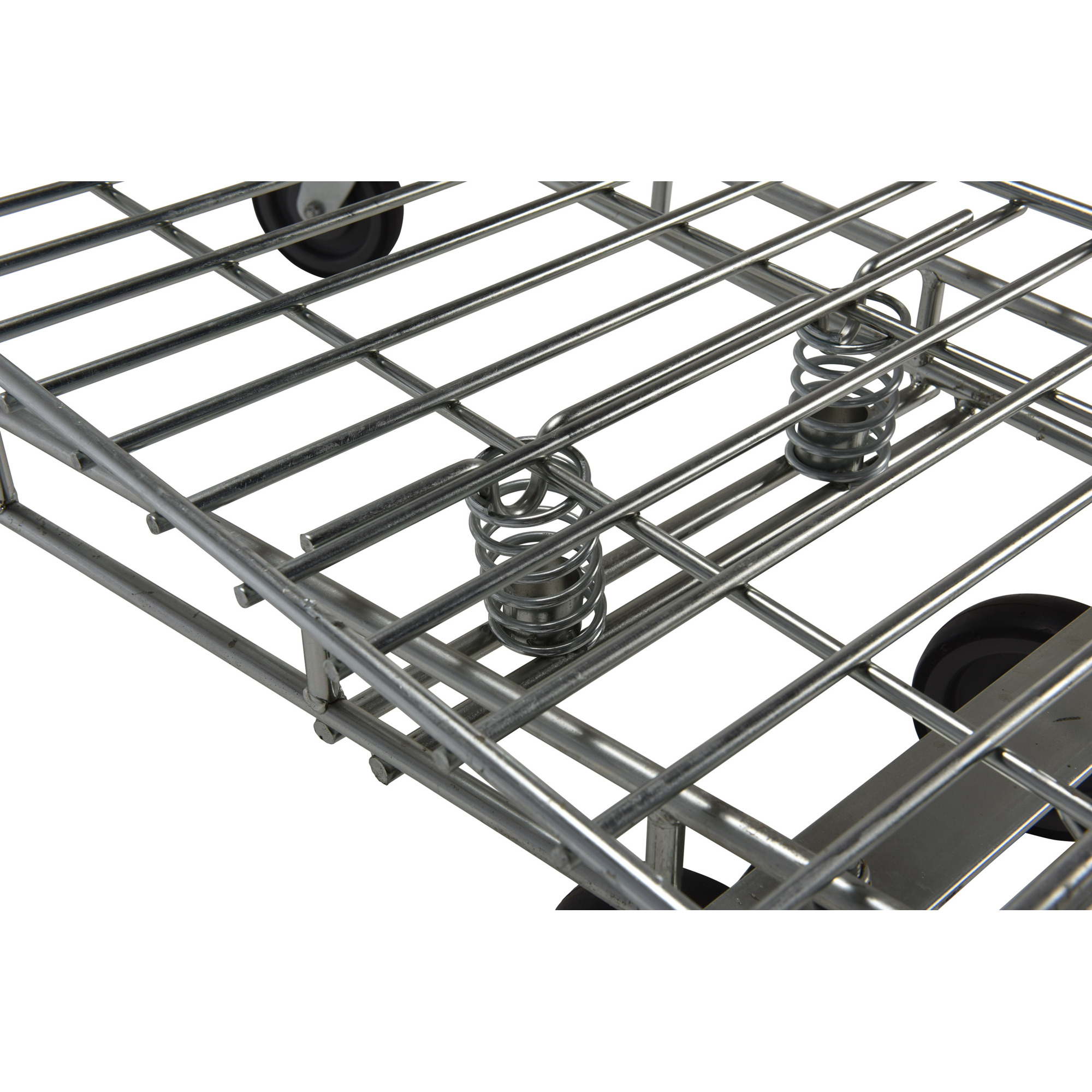 Vestil, Steel Nest Wire Cart, Total Capacity 90 lb, Shelves (qty