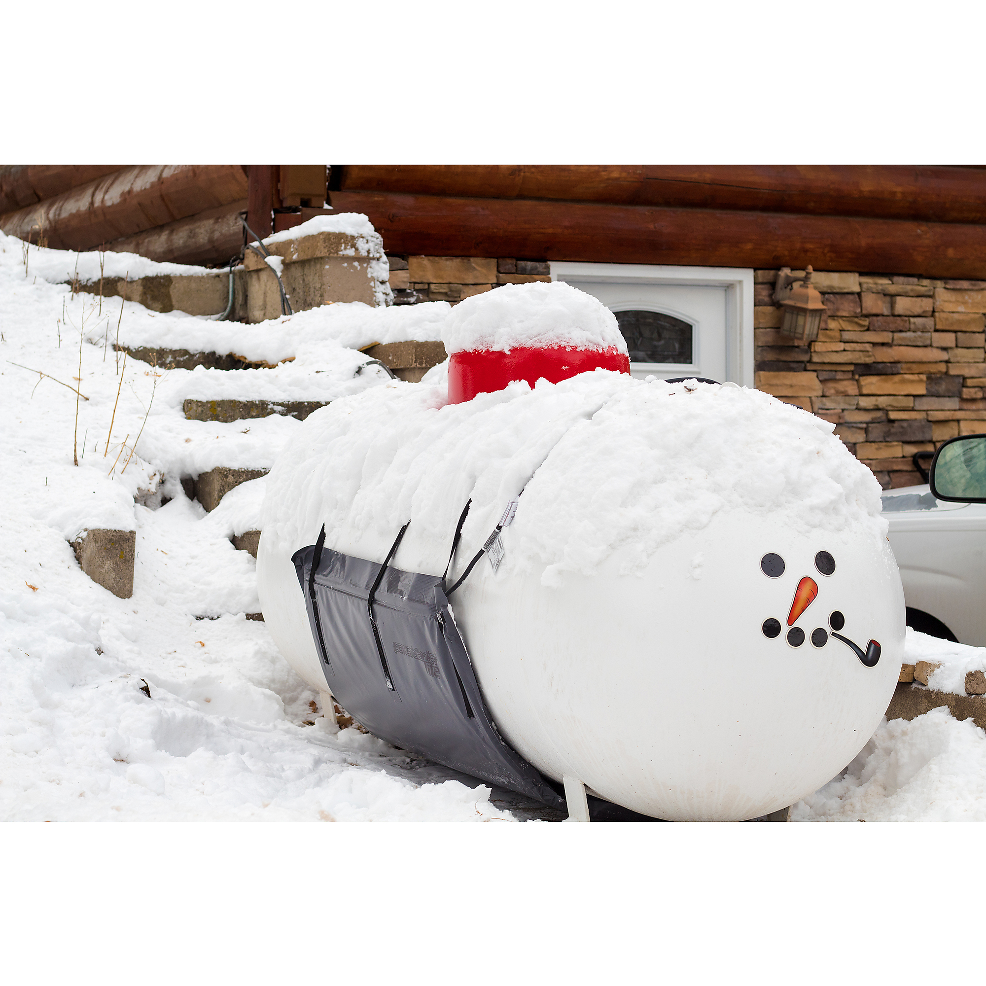 Powerblanket, 500Gal Gas Propane Tank Heater, Fixed Temp 90°F, Volts