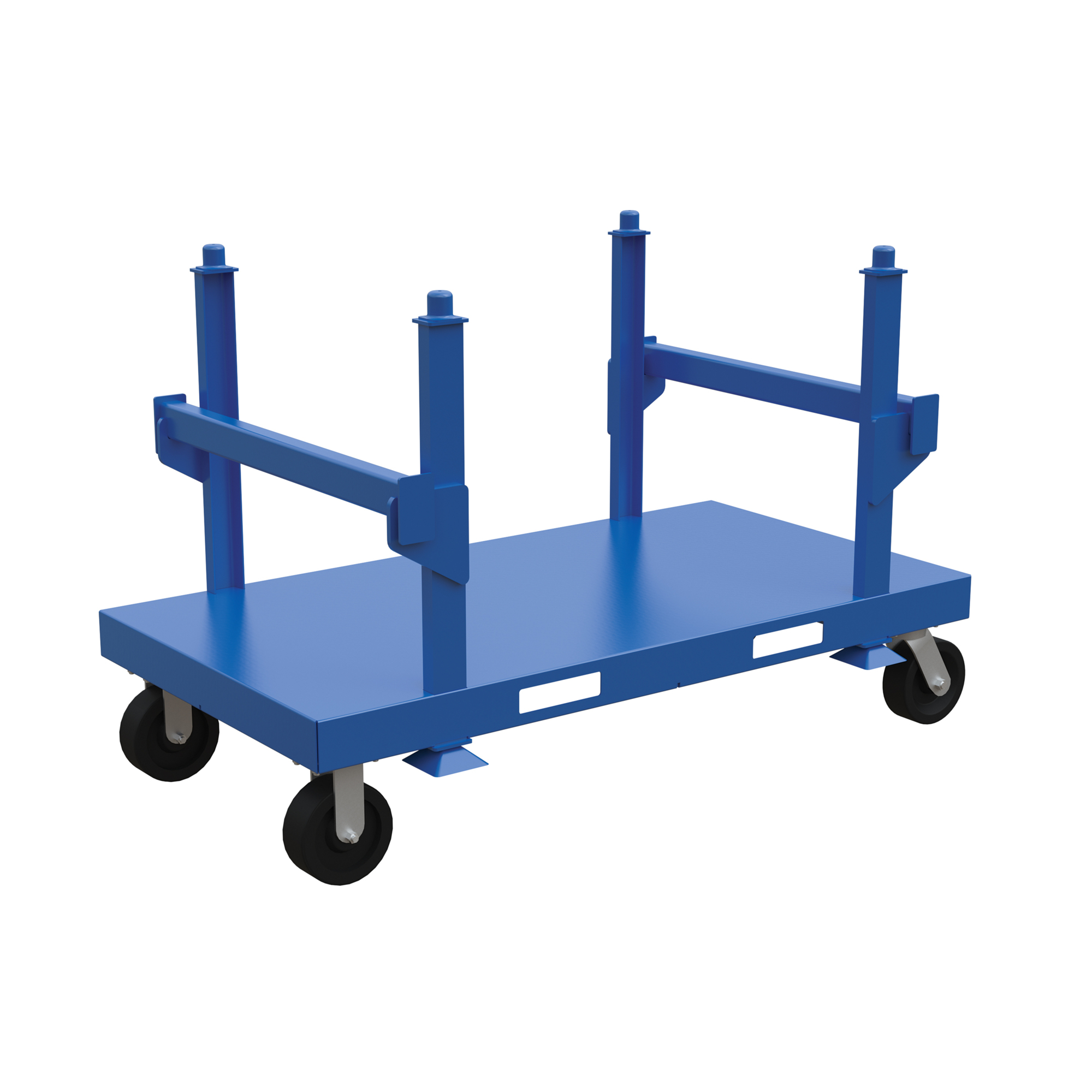 Vestil Heavy-Duty Stackable Material Cart - 5000-Lb. Capacity, Steel, 44.813in. Height, Model# SPC-3668-2L
