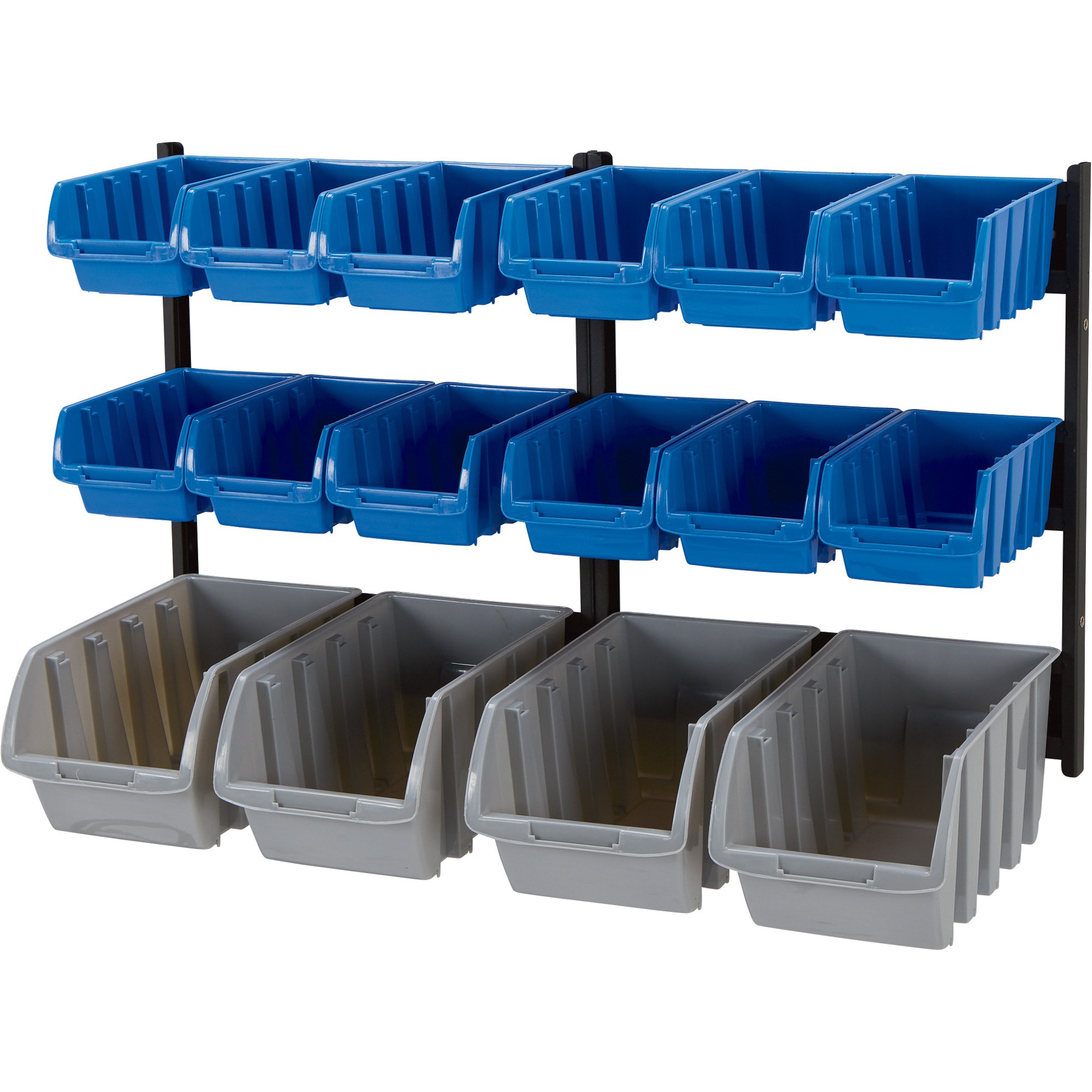 Bin wall discount mounted storage rack