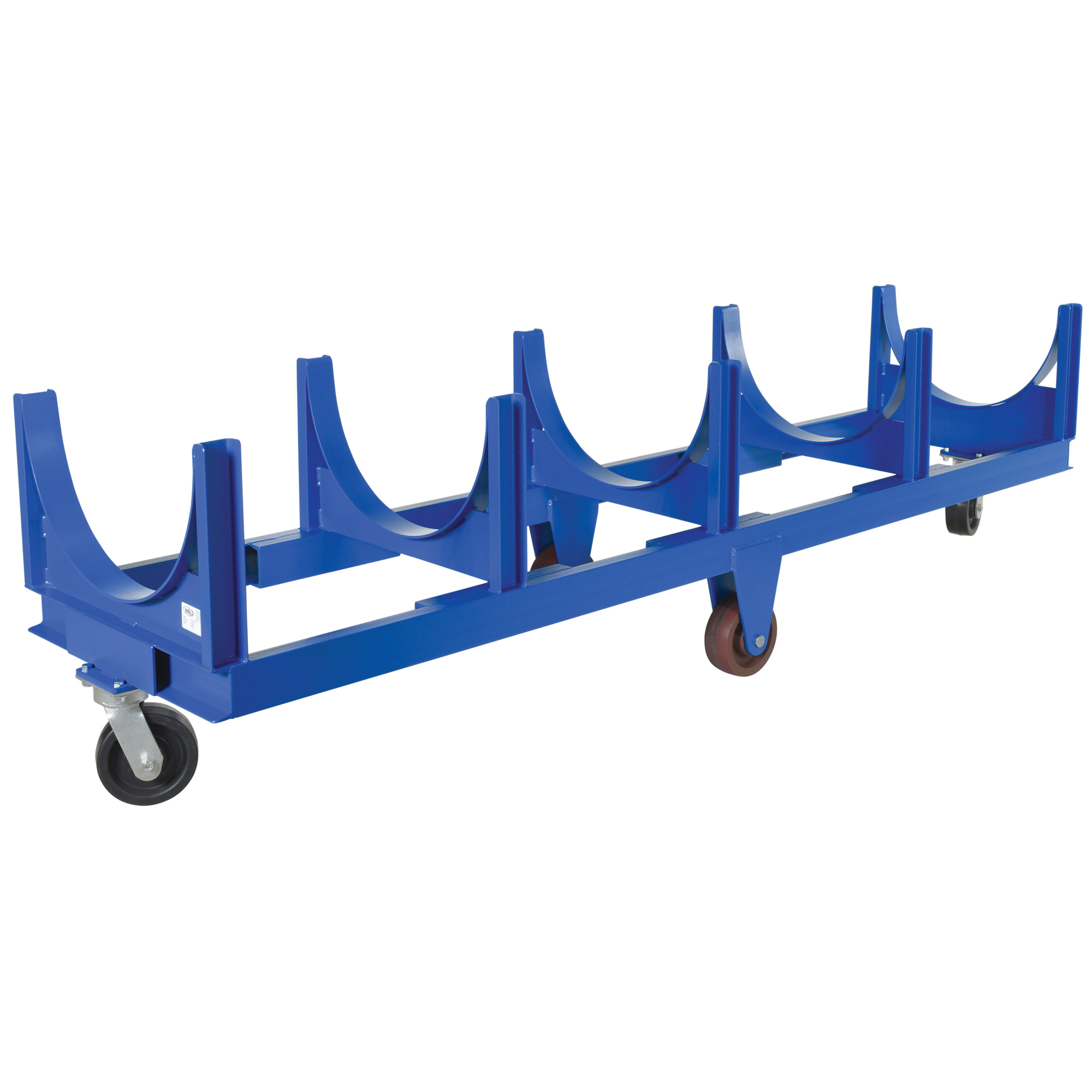 Vestil Heavy-Duty Cradle Cart - 31.5in. x 123.063in., 1000-Lb. Capacity, Steel, Model# DCC-28120-10