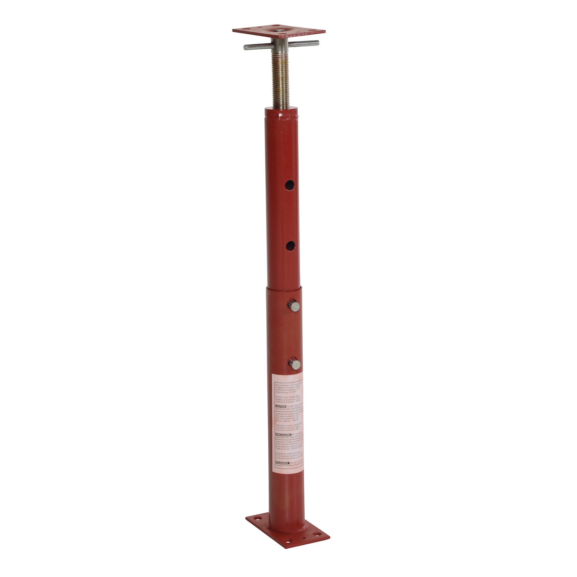 Vestil Basement Floor Jack - 36in. Max Height, 3.432-Ton Capacity, Telescopic, Model# FJB-36