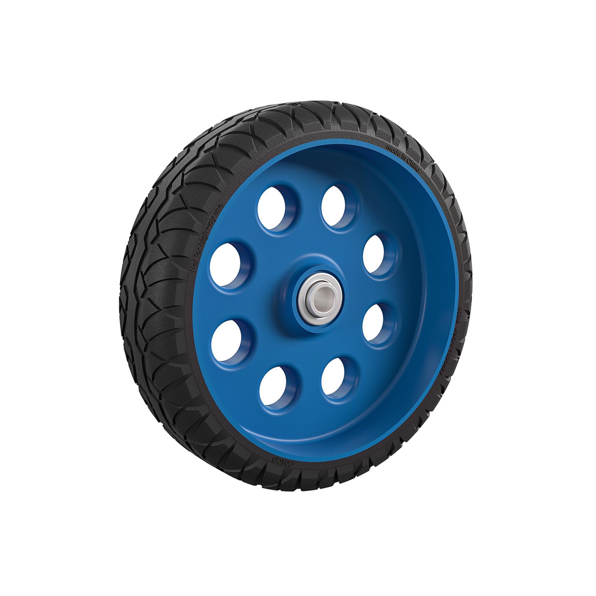 Cosco, 10” Hand Truck Wheels, FlatFree, BL, 2 PK, Tire Size 10, Load