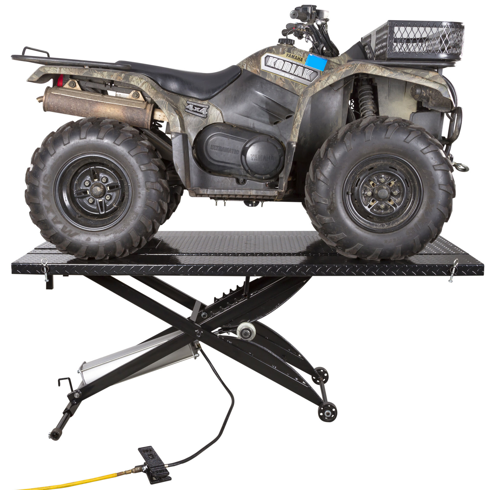 Black Widow, Extra Wide Pneumatic ATV Lift Table 1000 lbs., Capacity