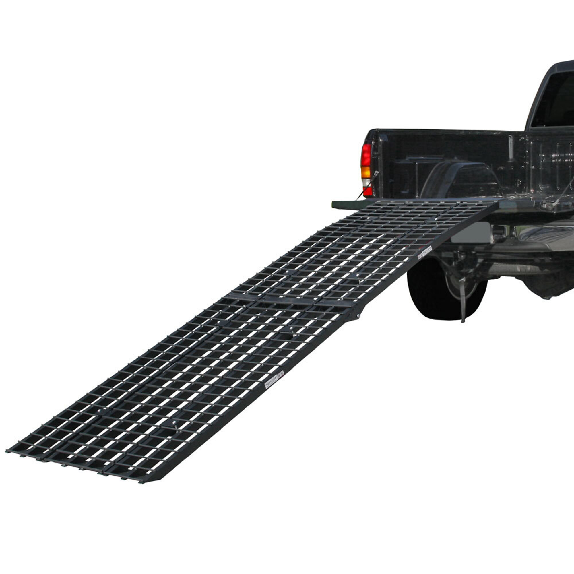 Black Widow Extra-Long 12ft. Aluminum Folding 6-Piece Arched Motorcycle Ramp, 1500-Lb. Capacity, Model# BW-14440-HD