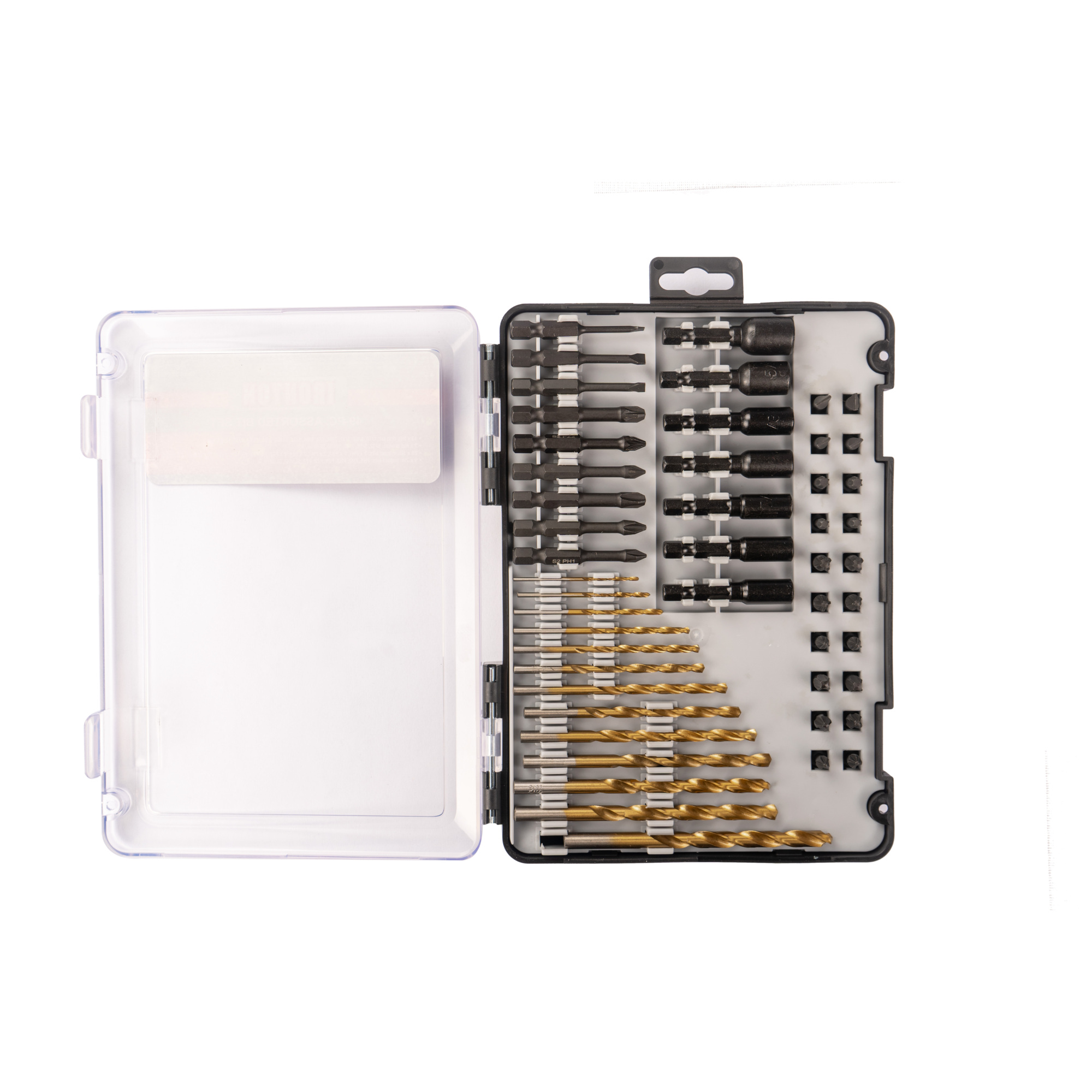 Ironton 49Piece Drill Bit + Driver Set, SAE, Model DF22062414