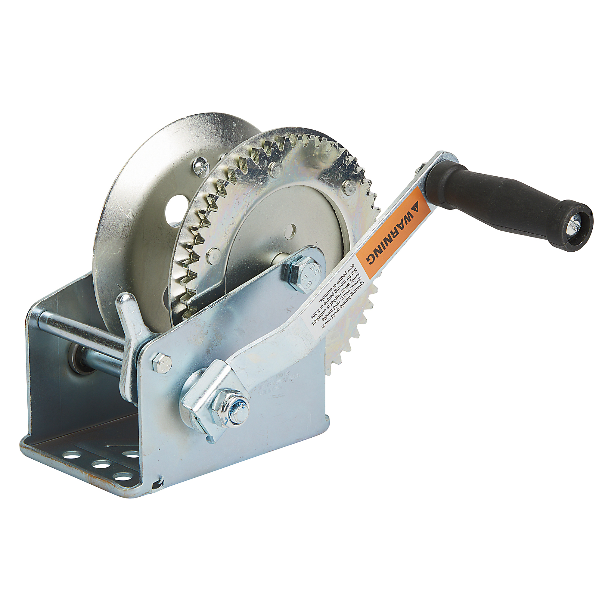 Ultra-Tow Single-Speed Hand Winch, 1600-Lb. Load Capacity