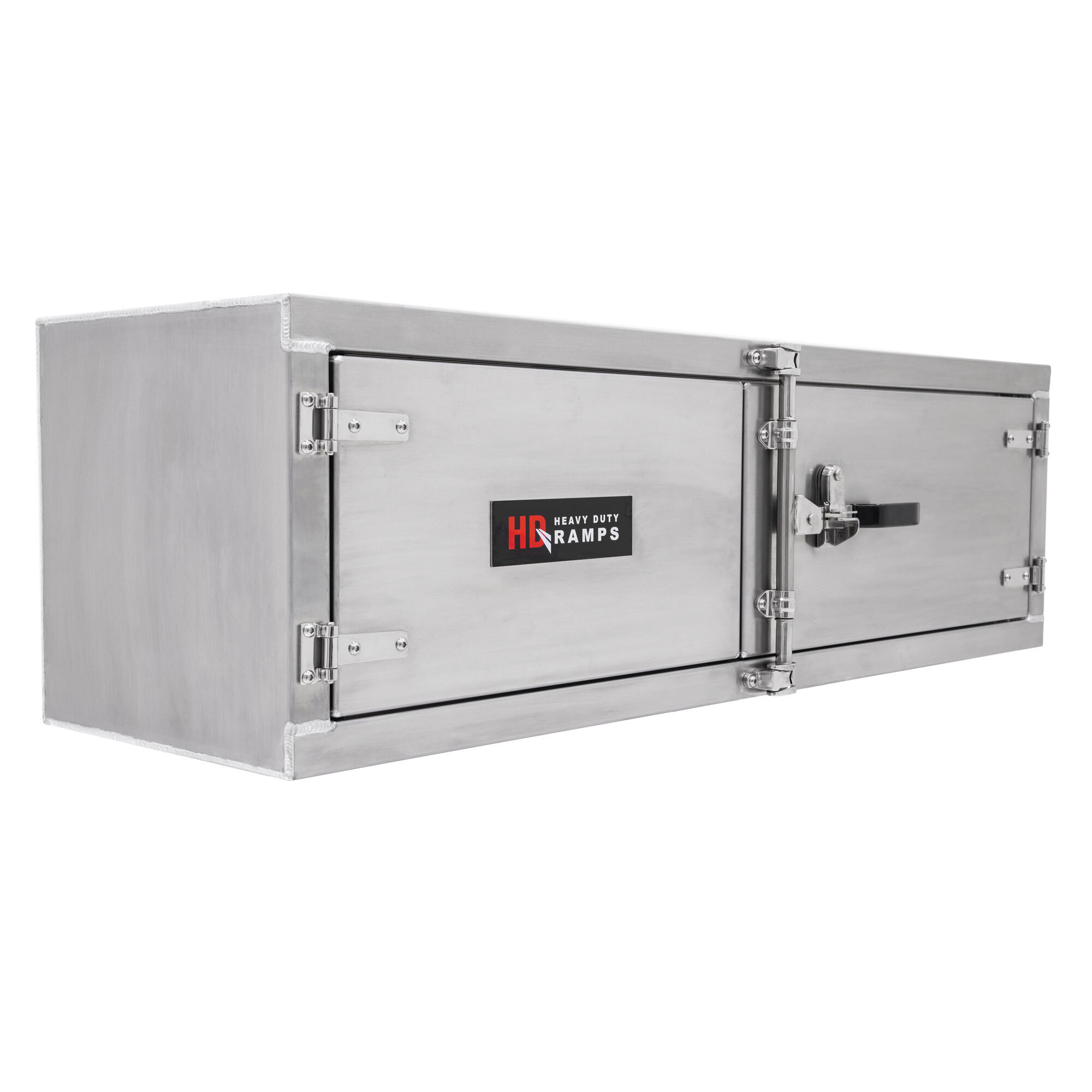 Heavy Duty Ramps 60in. Lockable Underbody Trailer Toolbox, Aluminum, Model# TC-181860