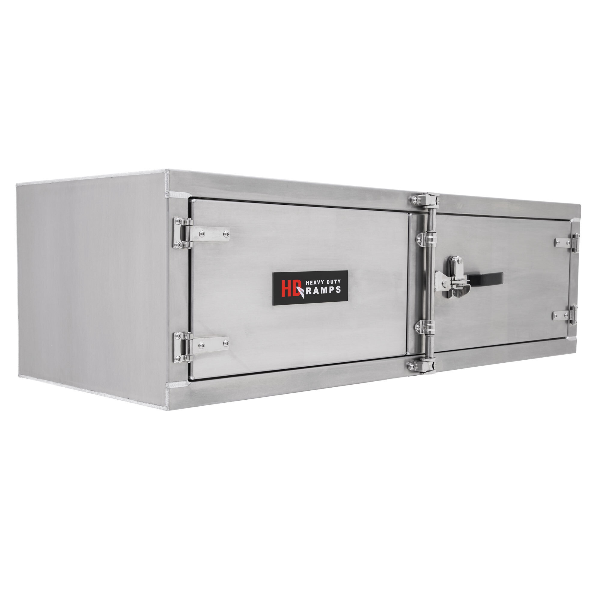 Heavy Duty Ramps 60in. Lockable Underbody Trailer Toolbox, Aluminum, Model# TC-182460