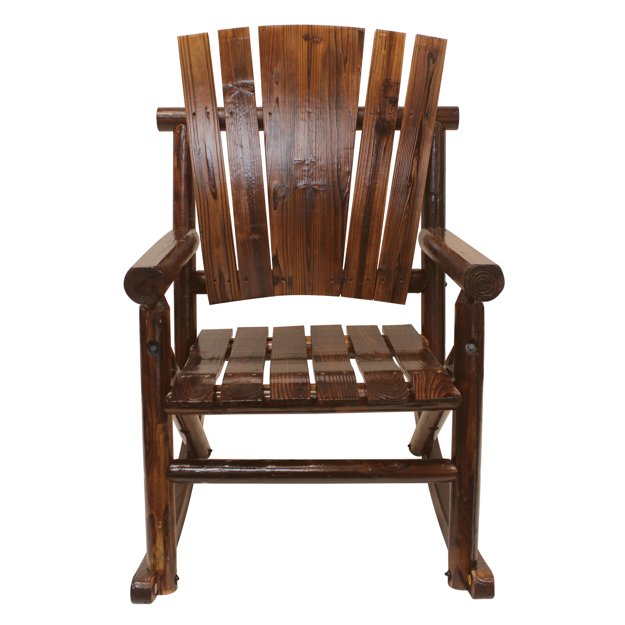 Leigh Country, Char-Log Rocker, Primary Color Brown, Material Wood ...