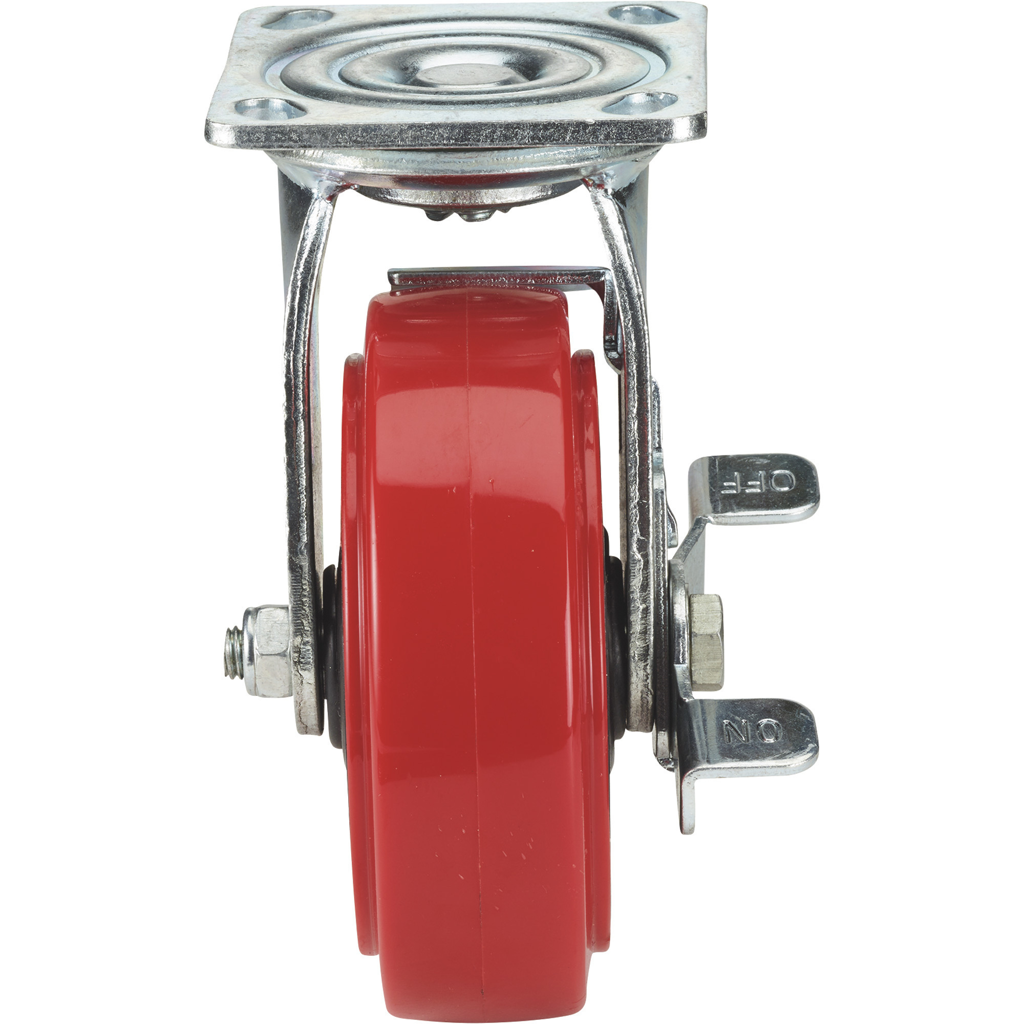 Ironton Standard-Duty 6in. Polyurethane Swivel Caster with Brake