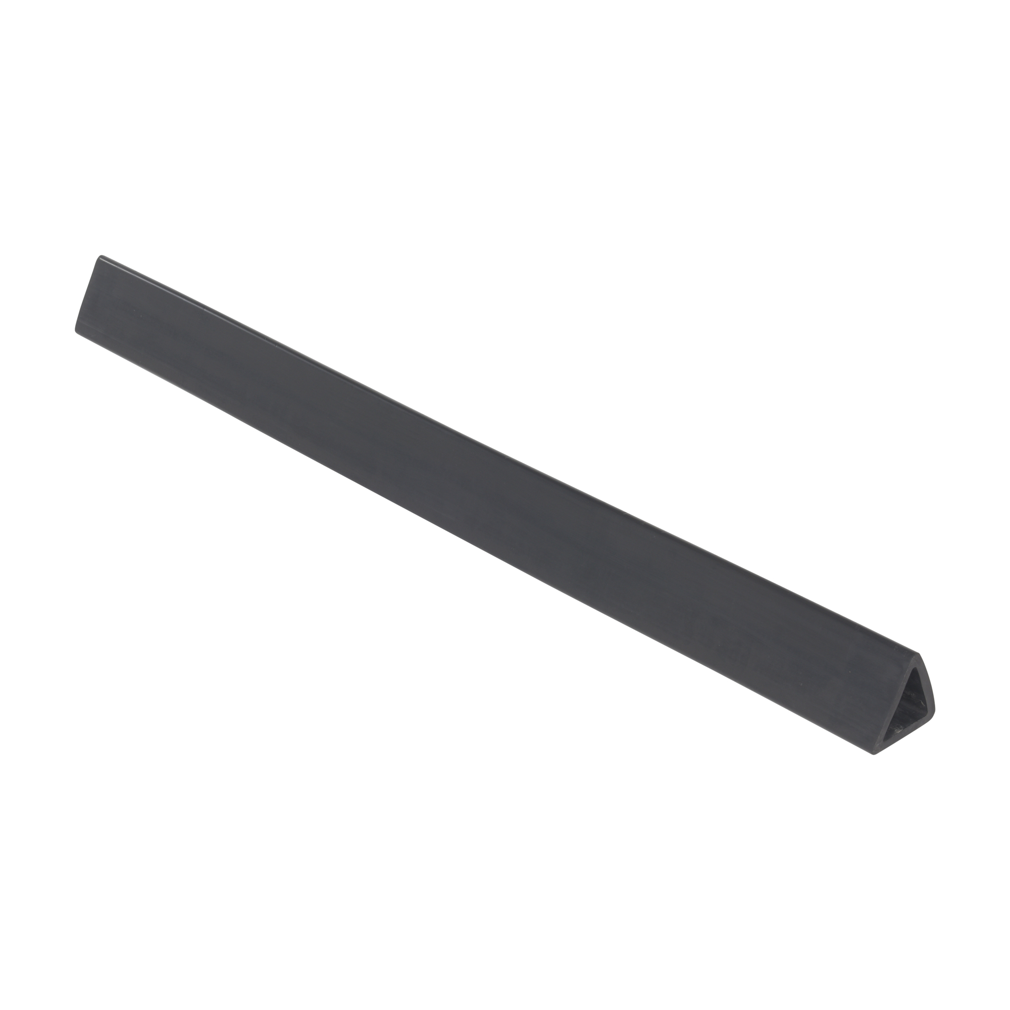Vestil Molded Rubber Extruded Triangular Bumper - 48in. Length, Heavy-Duty, Model# M-ET-2-48