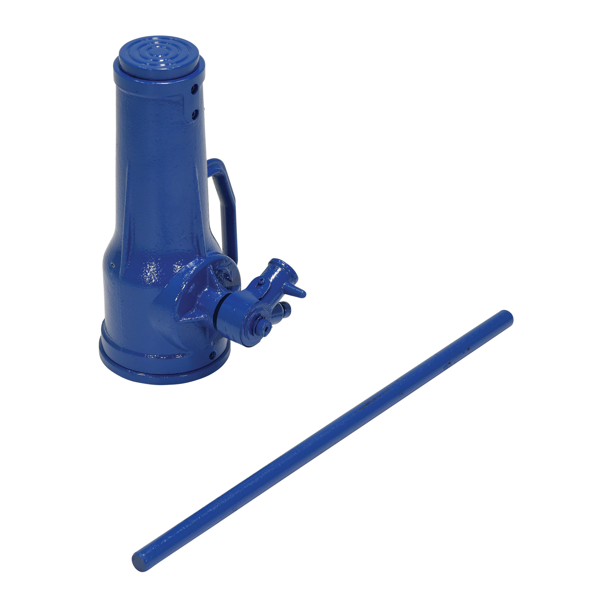 Vestil Steel Mechanical Screw Jack - 20000-Lb. Capacity, 25.063in. Max Height, Removable Handle, Model# MSJ-10