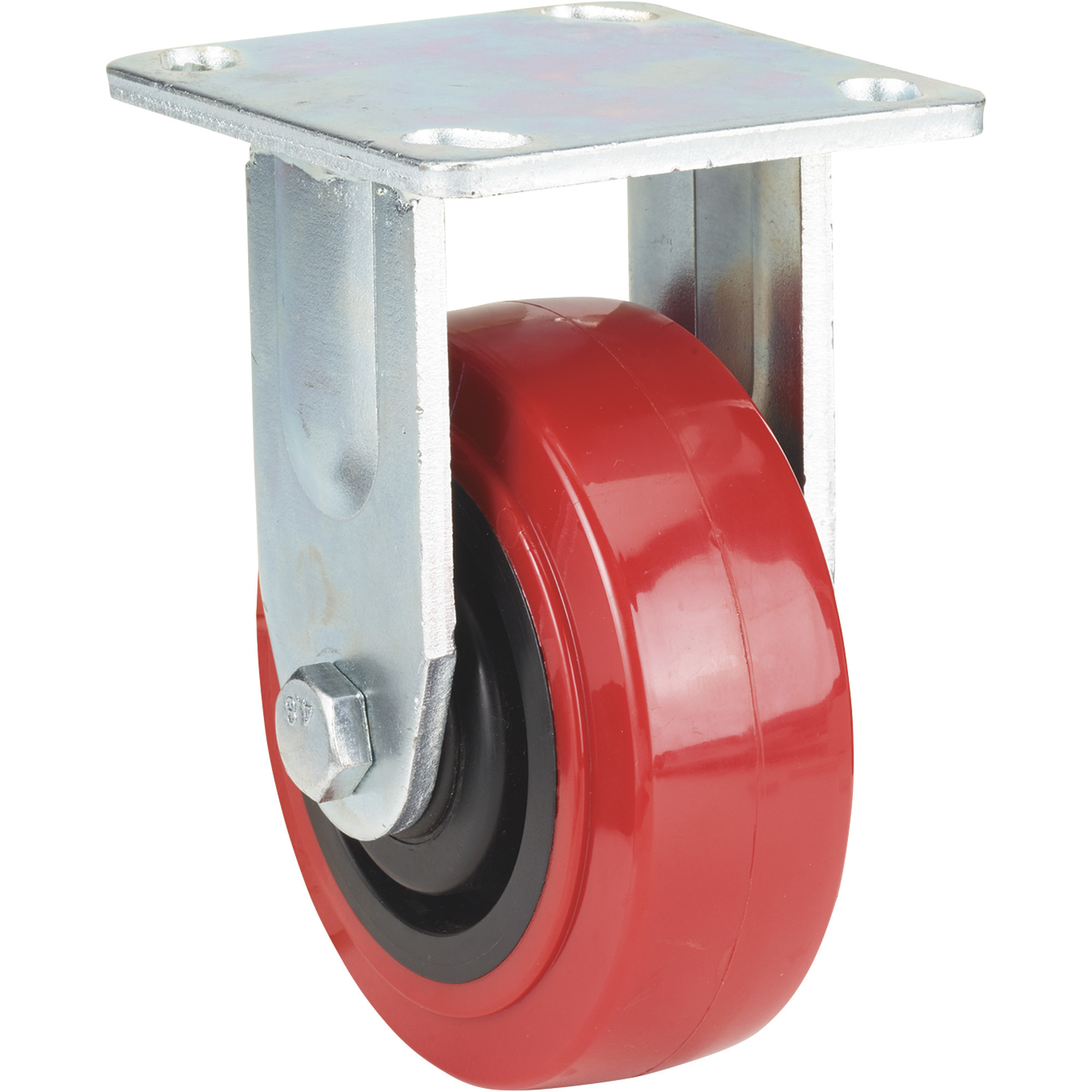 Ironton Standard-Duty 5in. Rigid Polyurethane Caster — 660-Lb. Capacity ...