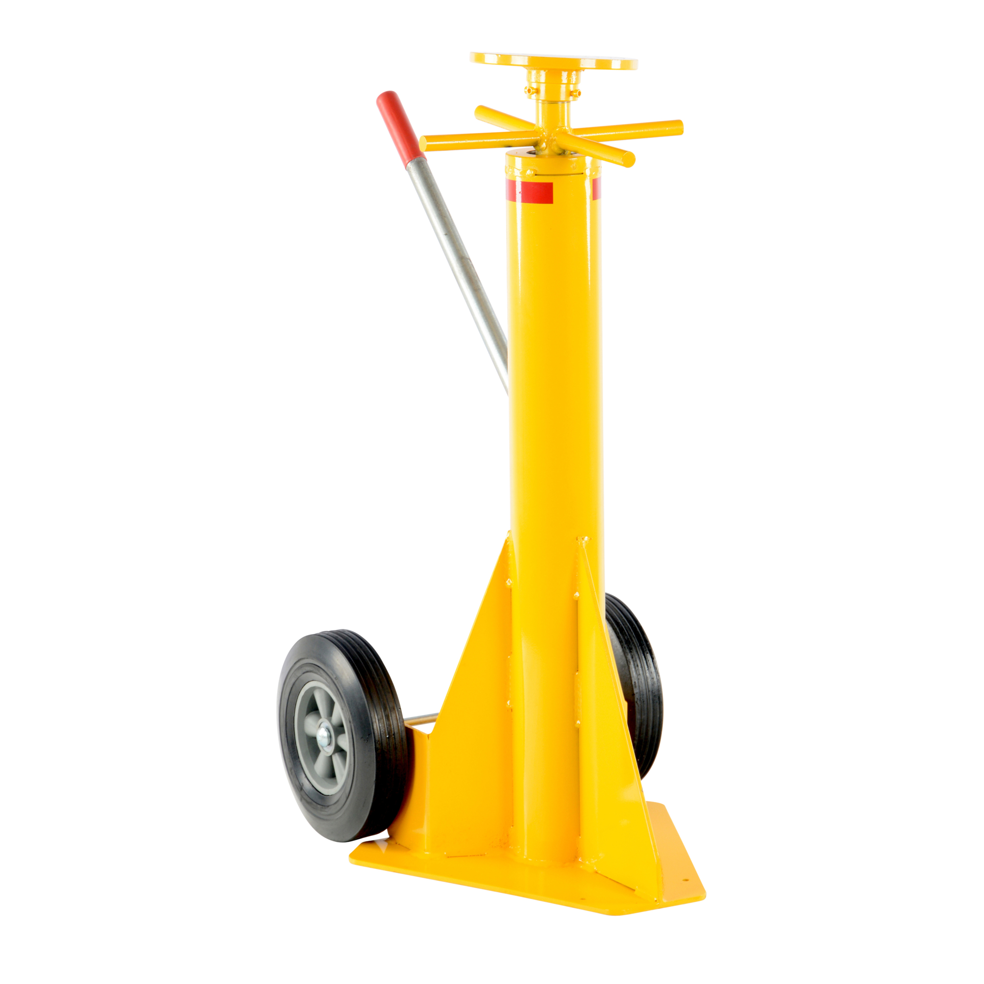 Vestil Trailer Stabilizing Spin Top Jack - 50000 Lb. Capacity, High-Strength Steel, 39in. Max Height, Model# SP-TOP-100