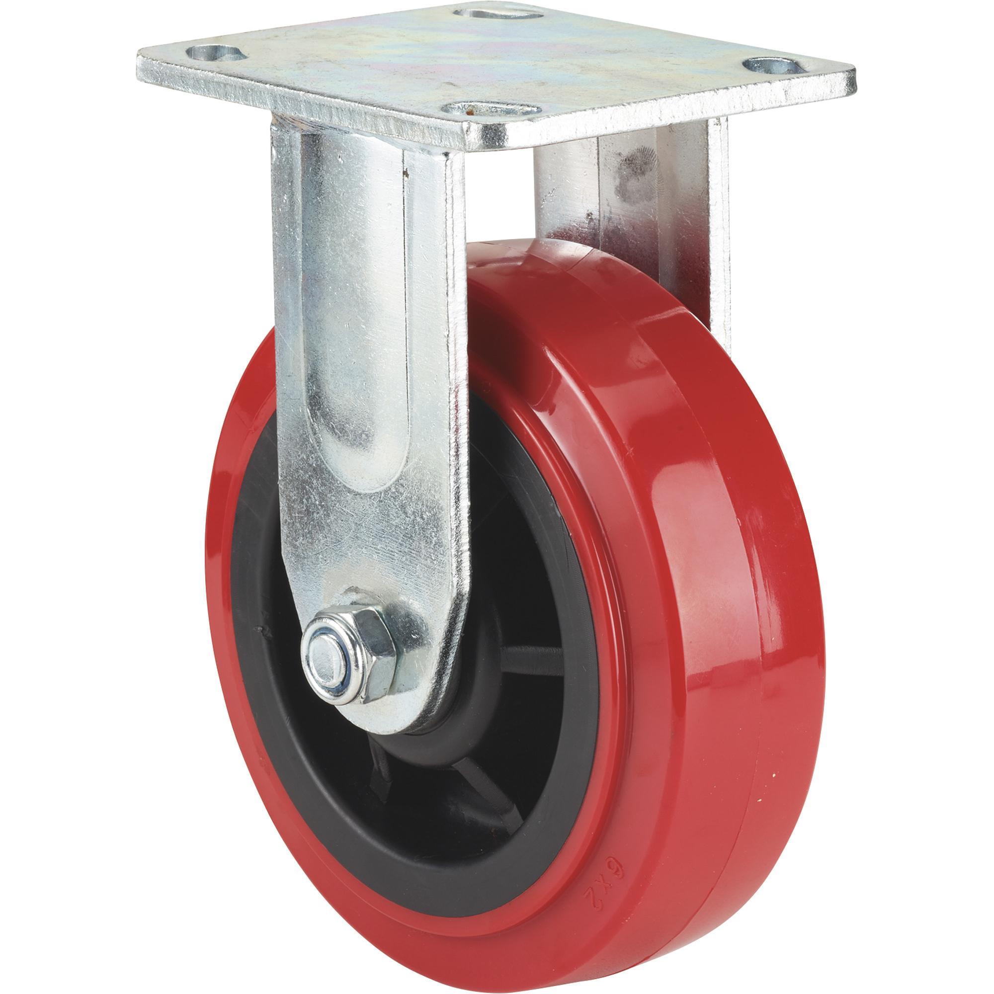 Ironton Standard-Duty 6in. Rigid Polyurethane Caster, 700-Lb. Capacity ...