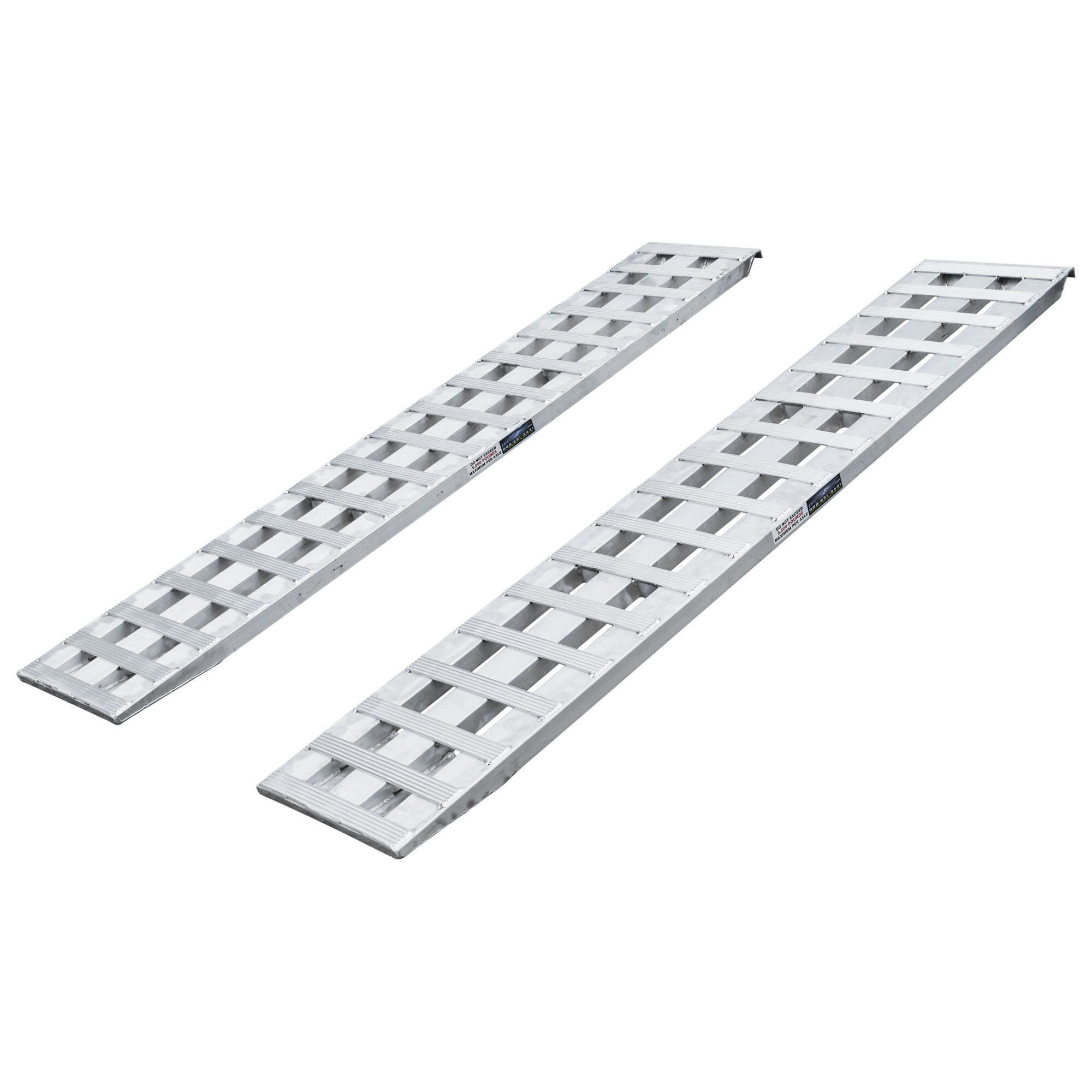 Heavy Duty Ramps 8ft. x 18in. Car Trailer Ramps Aluminum, 5000lb. Capacity, Model# 05-18-096-04-S