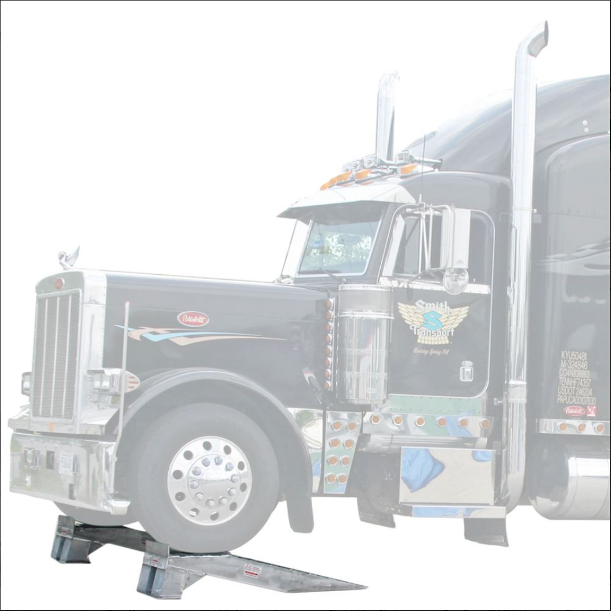 Heavy Duty Ramps Semi Truck Wheel Riser Service Ramp, Aluminum, 20 ...