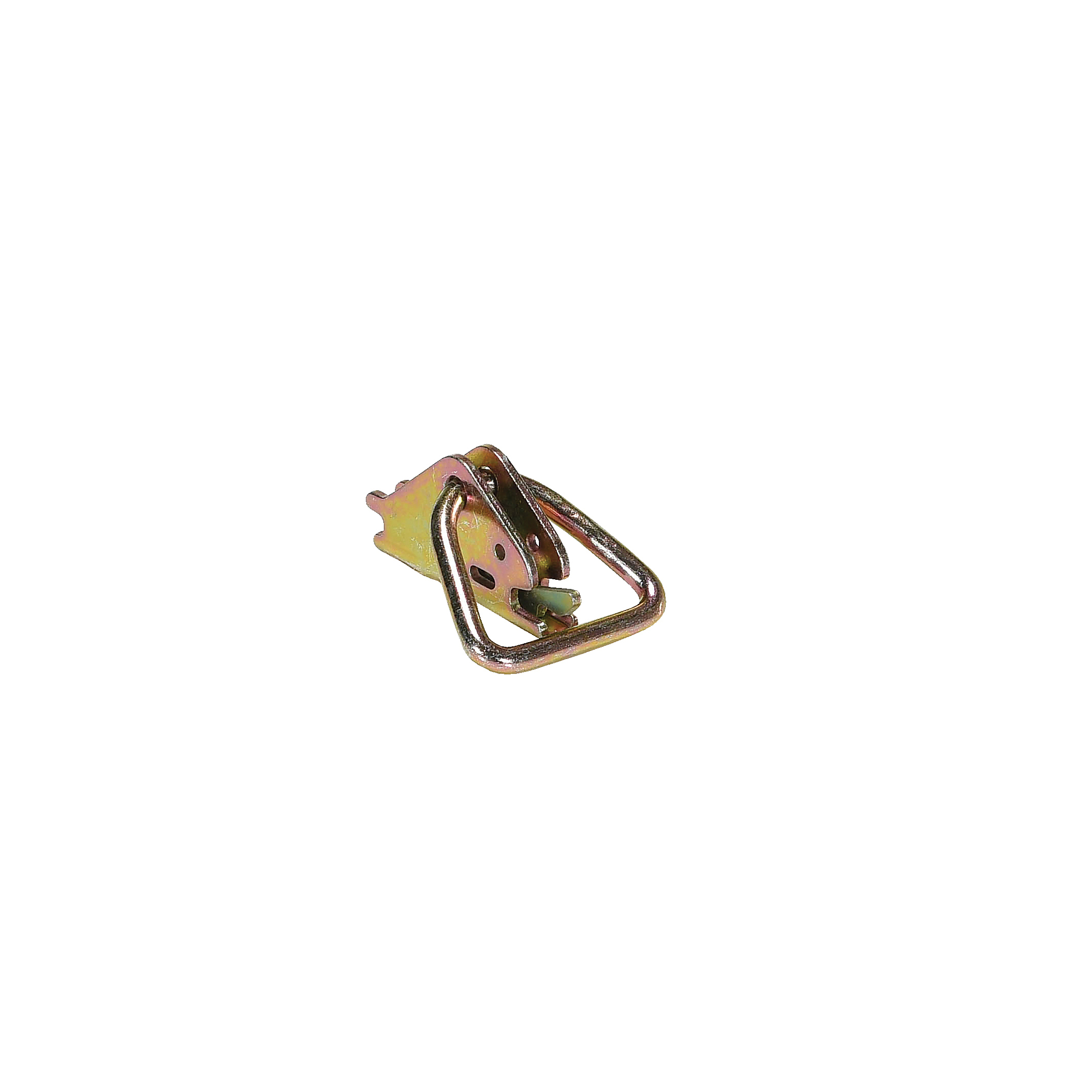 Vestil Metal D-Ring Tie-Off Attachment - 3in. Height, Durable Construction, Model# E-CLIP-D