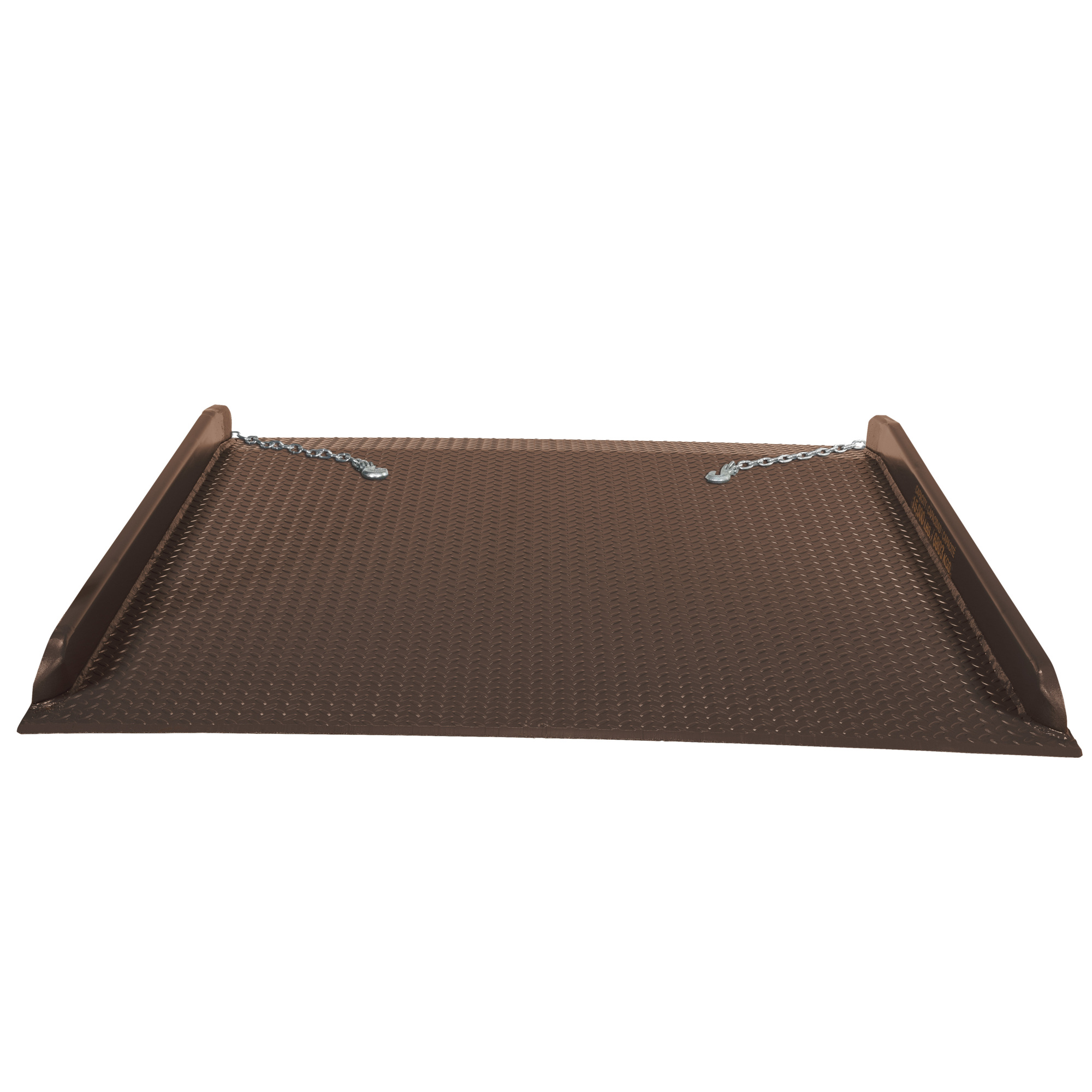 Vestil Container Ramp with Side Rails - 60in. x 60in., 20000 lb Capacity, Steel, Model# CRS-6060-20