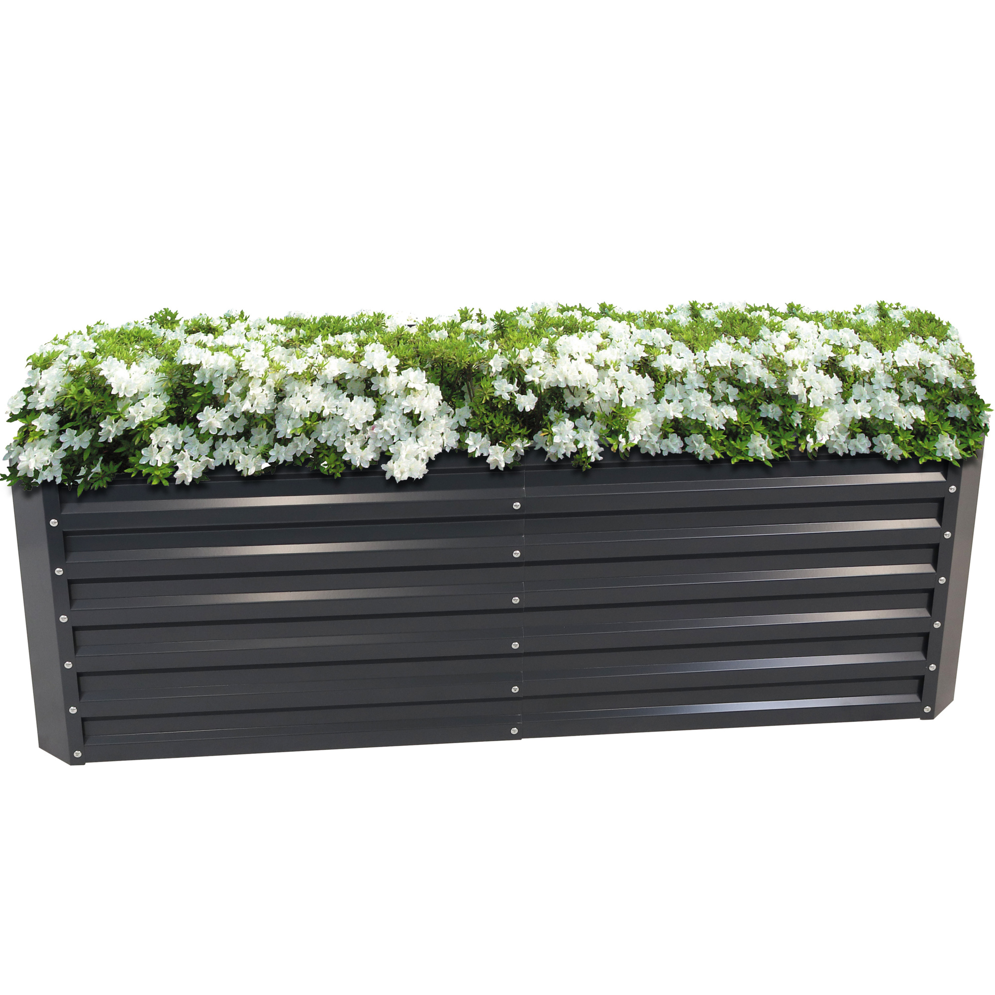 Sunnydaze Decor, Rectangle Raised Garden Bed, Material Steel