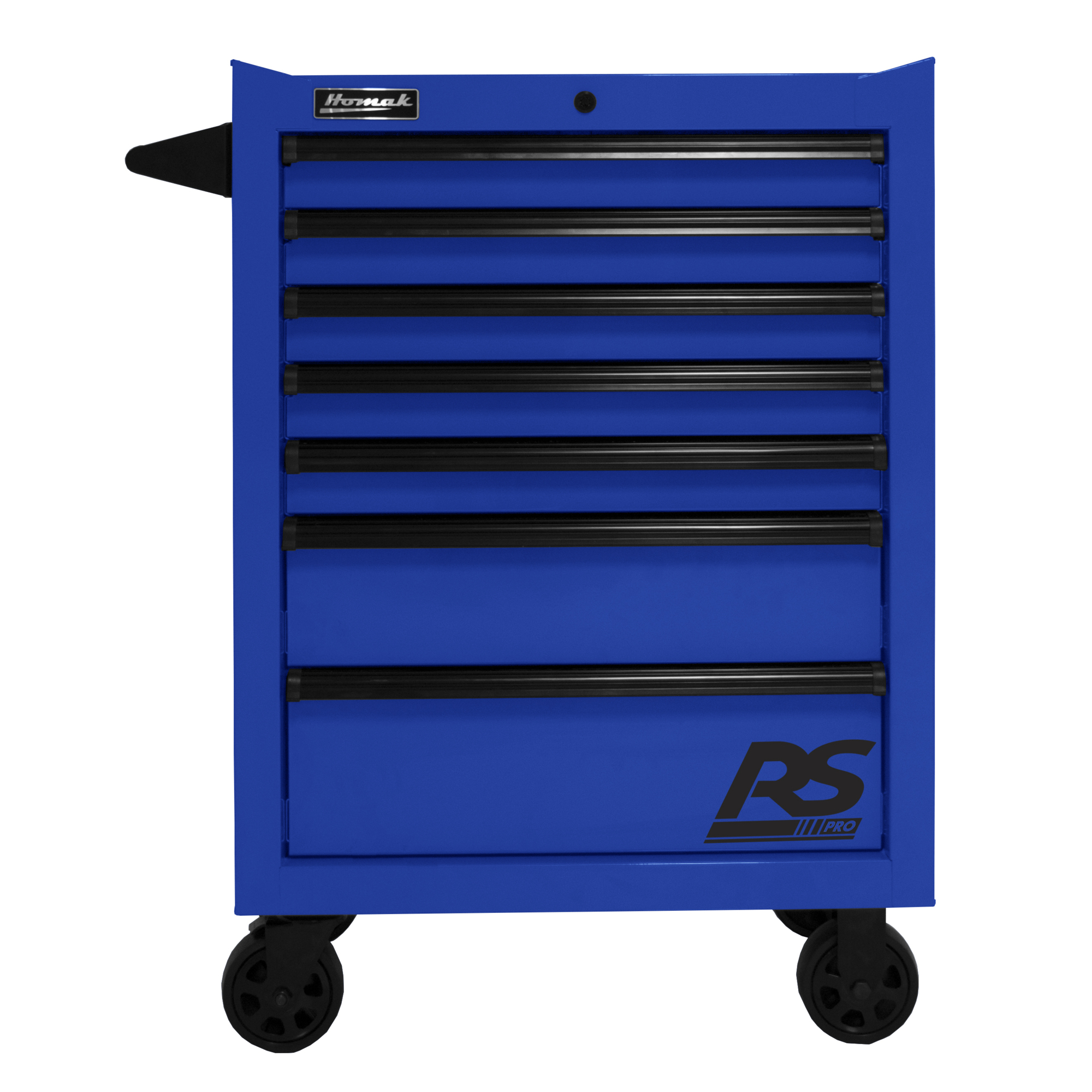 Homak RS Pro 27in. 7-Drawer Roller Cabinet, Blue, Model# BL04027770
