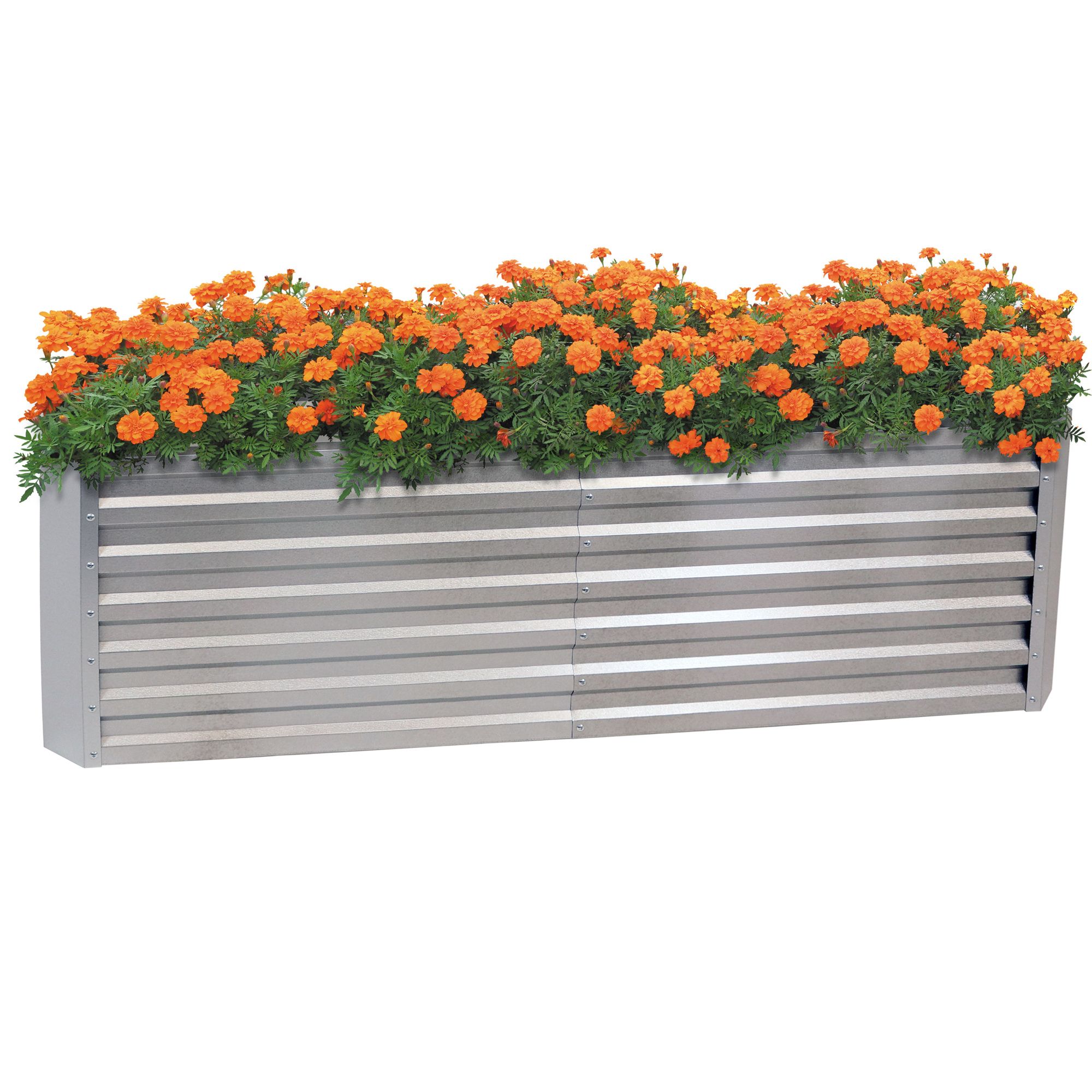 Sunnydaze Decor, Rectangle Raised Garden Bed, Material Steel
