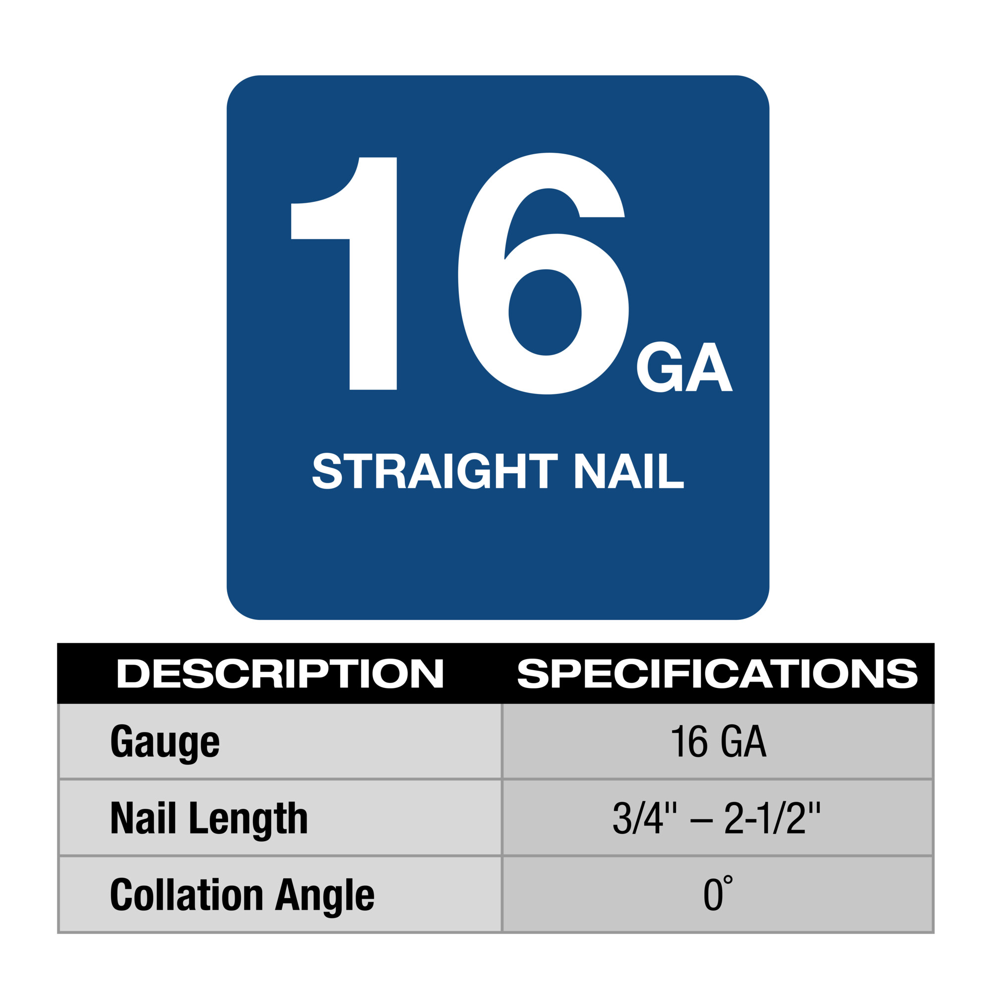 Milwaukee, M18 FUEL 16ga Straight Finish Nailer, Power Type Battery