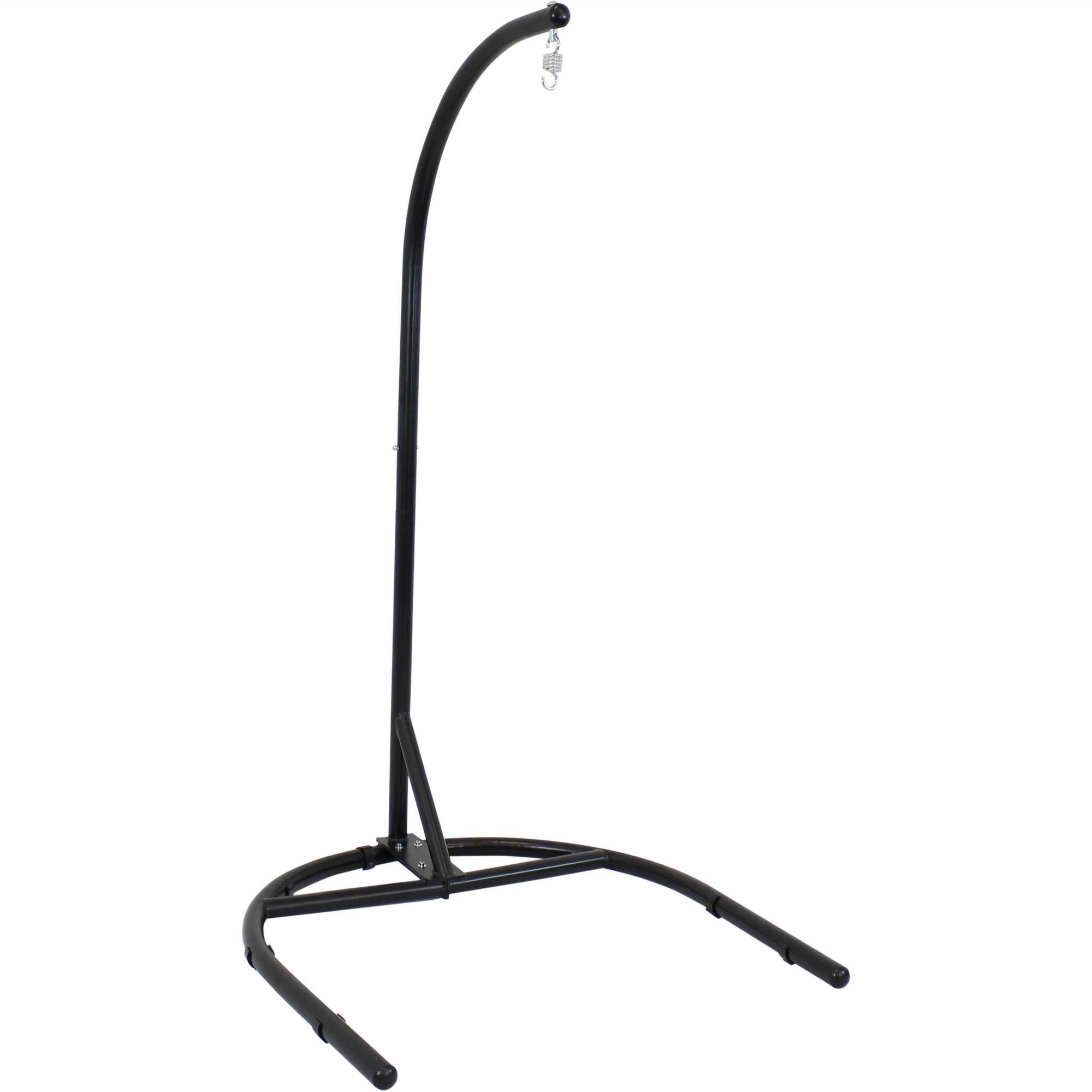Sunnydaze Decor, Steel U-Shape Hanging Chair Stand - 76in., Color Black, Capacity 330 lb, Material Steel, Model# TF-493