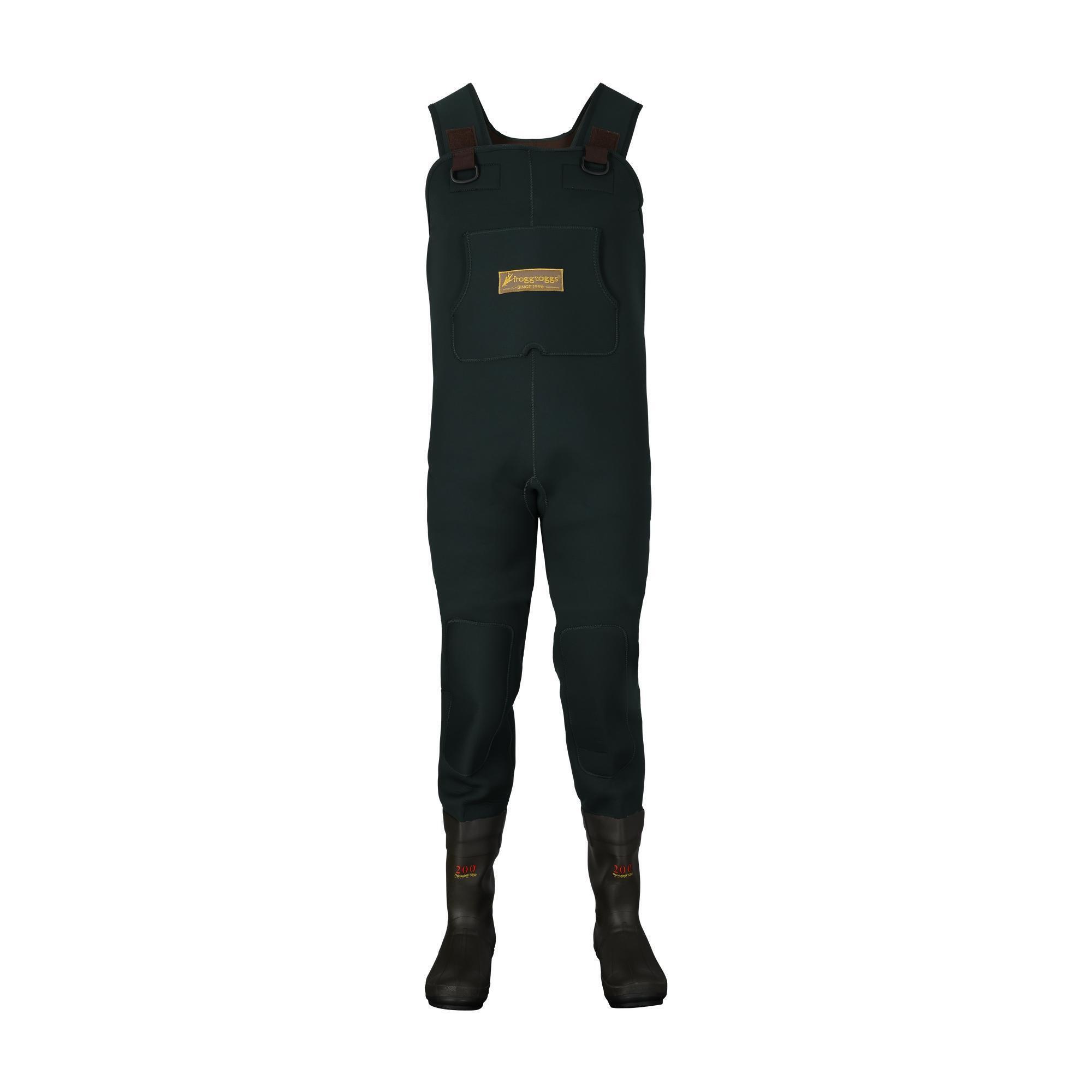 frogg toggs Men's Amphib Bootfoot Neoprene Cleated Chest Wader