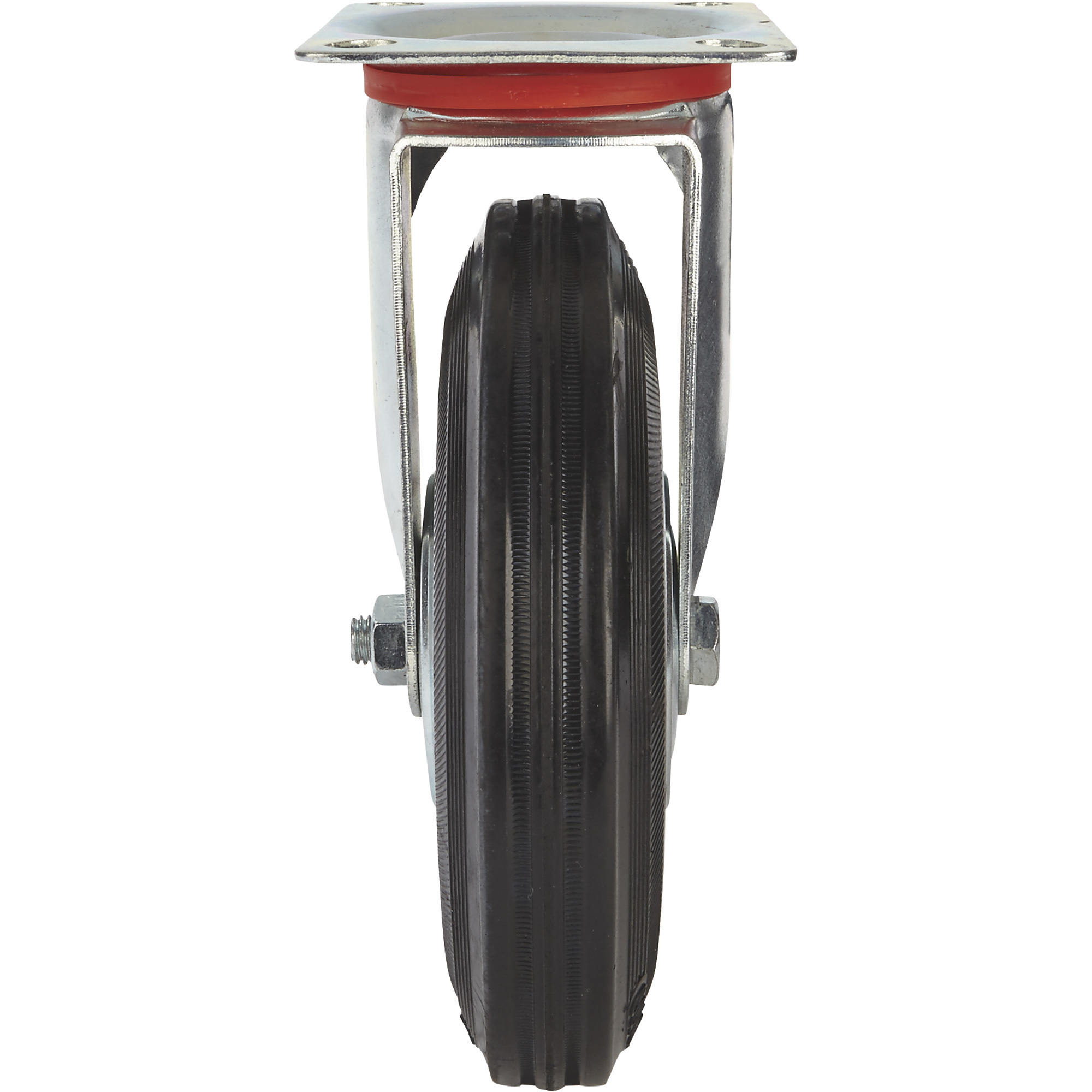 Ironton 8in. Swivel Rubber Caster, 400-Lb. Capacity | Northern Tool