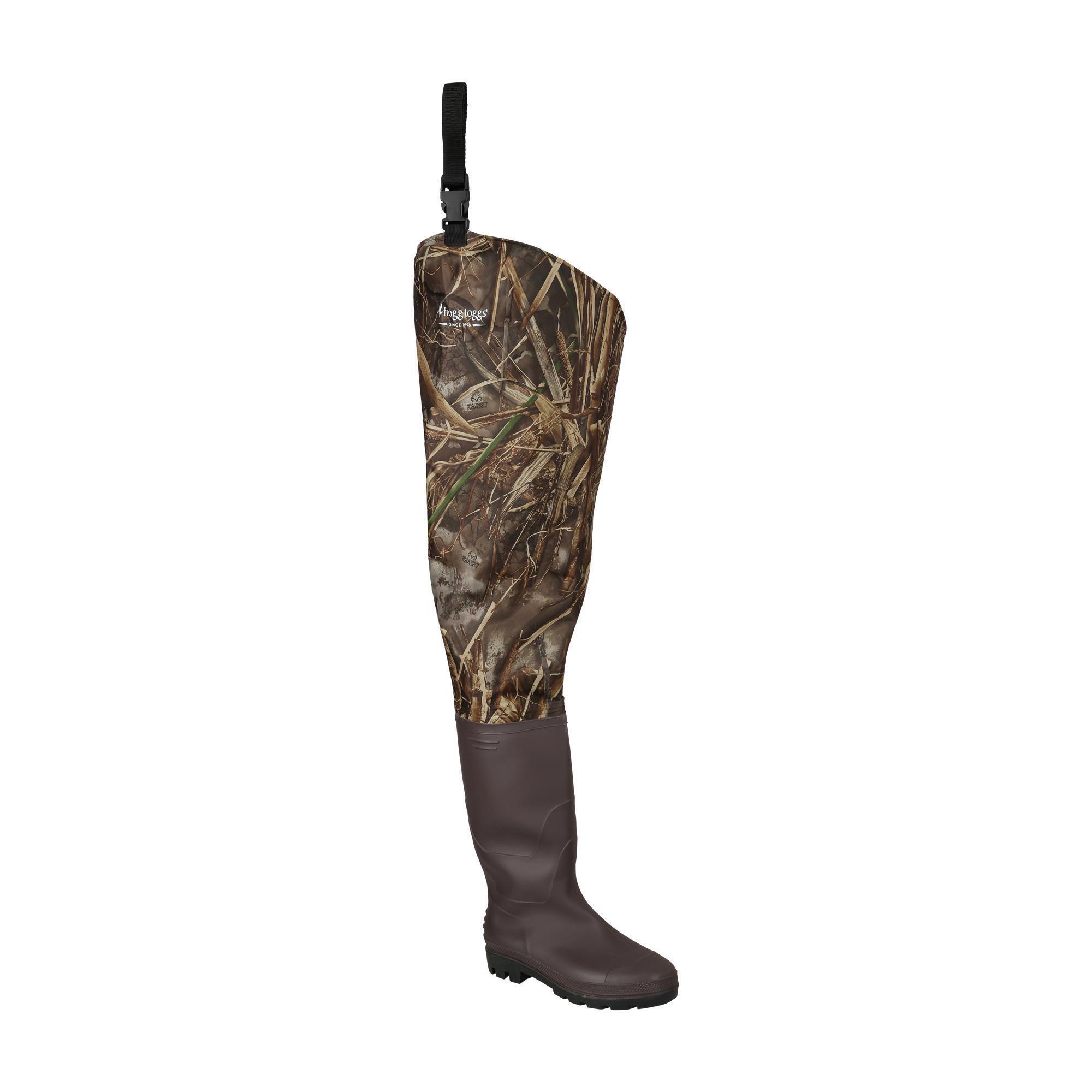 FROGG TOGGS Rana II Cuissardes en PVC, semelle extérieure à crampons ou en feutre