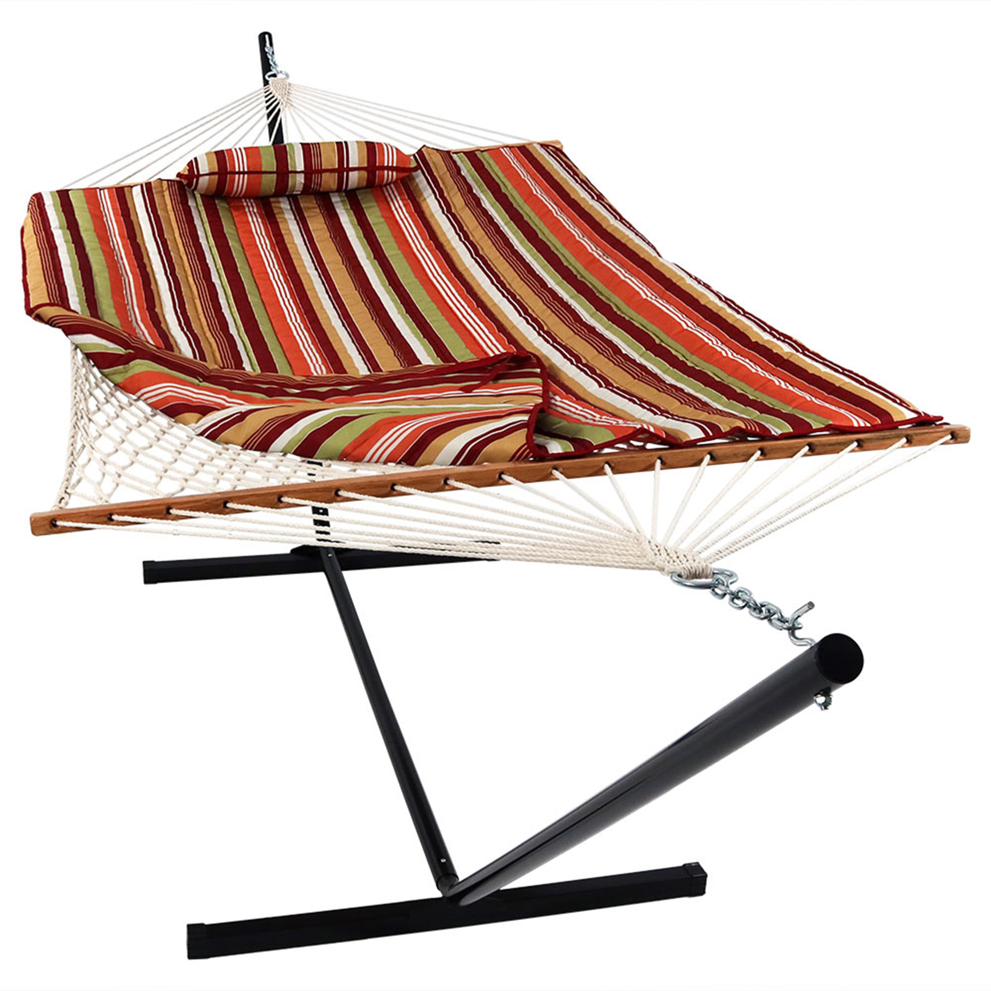 Sunnydaze Decor Rope Hammock with Stand