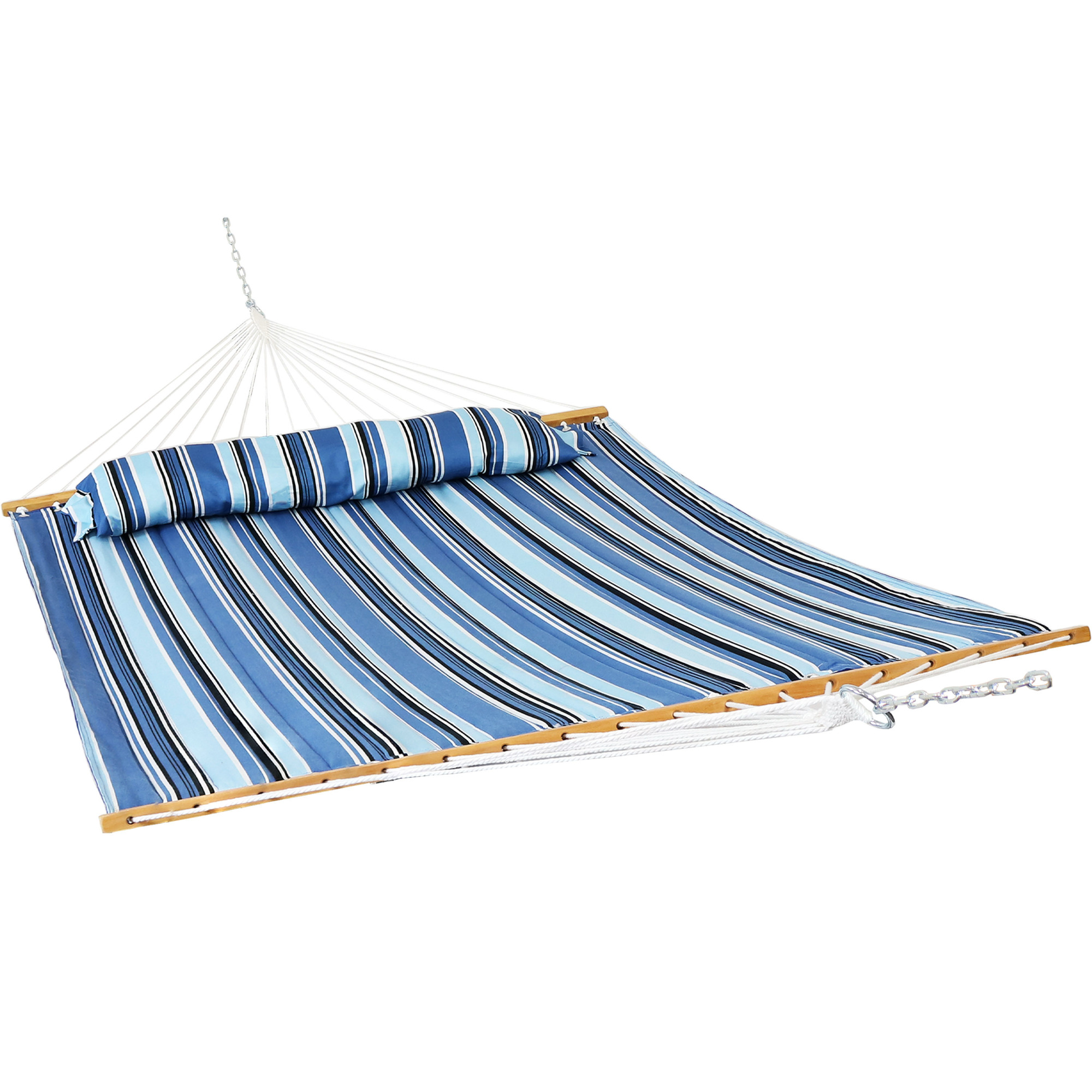 Sunnydaze Decor, Quilted Hammock Pillow - Misty Beach, Color Blue, Capacity 450 lb, Material Polyester, Model# OP-169