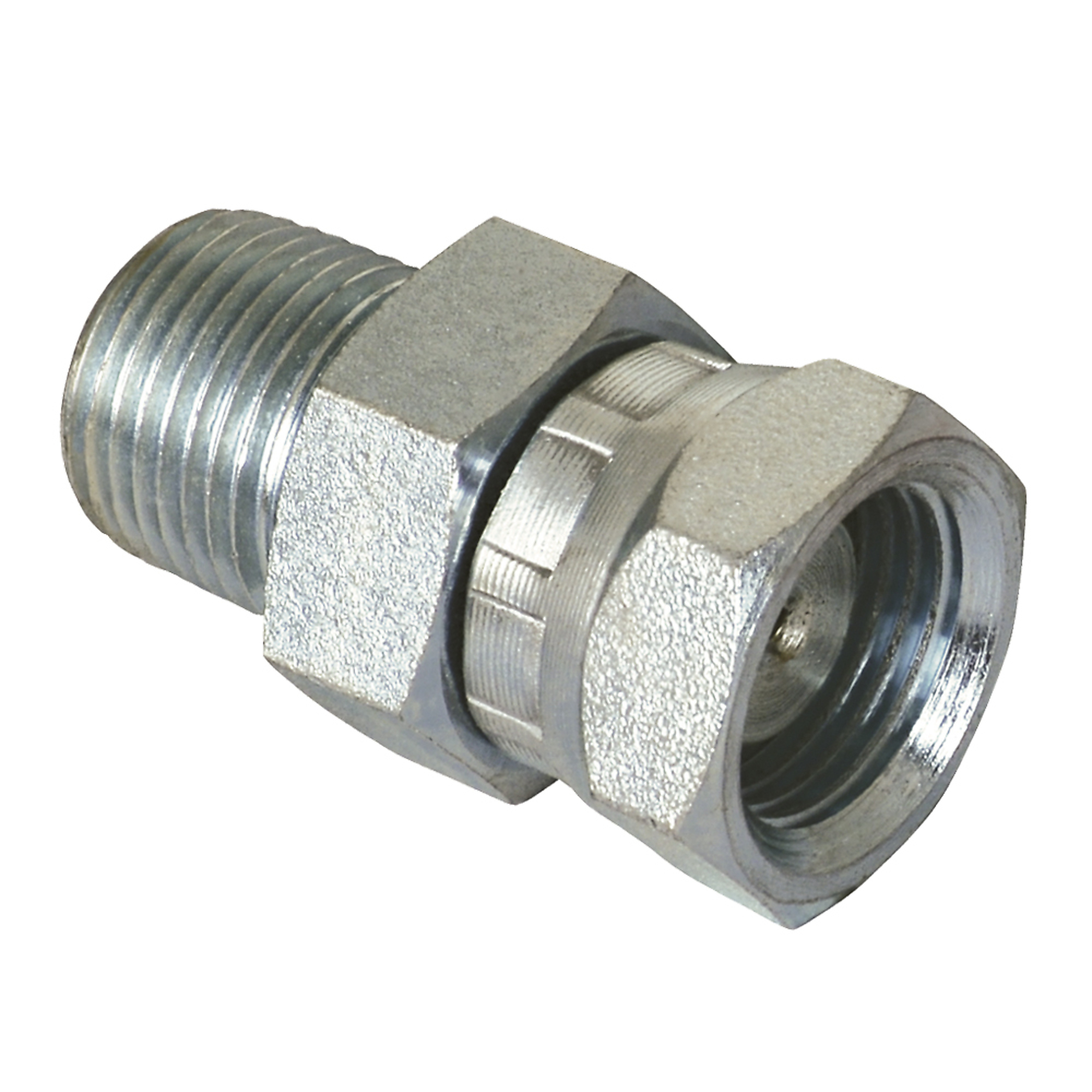 Apache Universal Hydraulic Adapter — 3/8in. MP x 1/4in. FP, Swivel, Model# 39004250