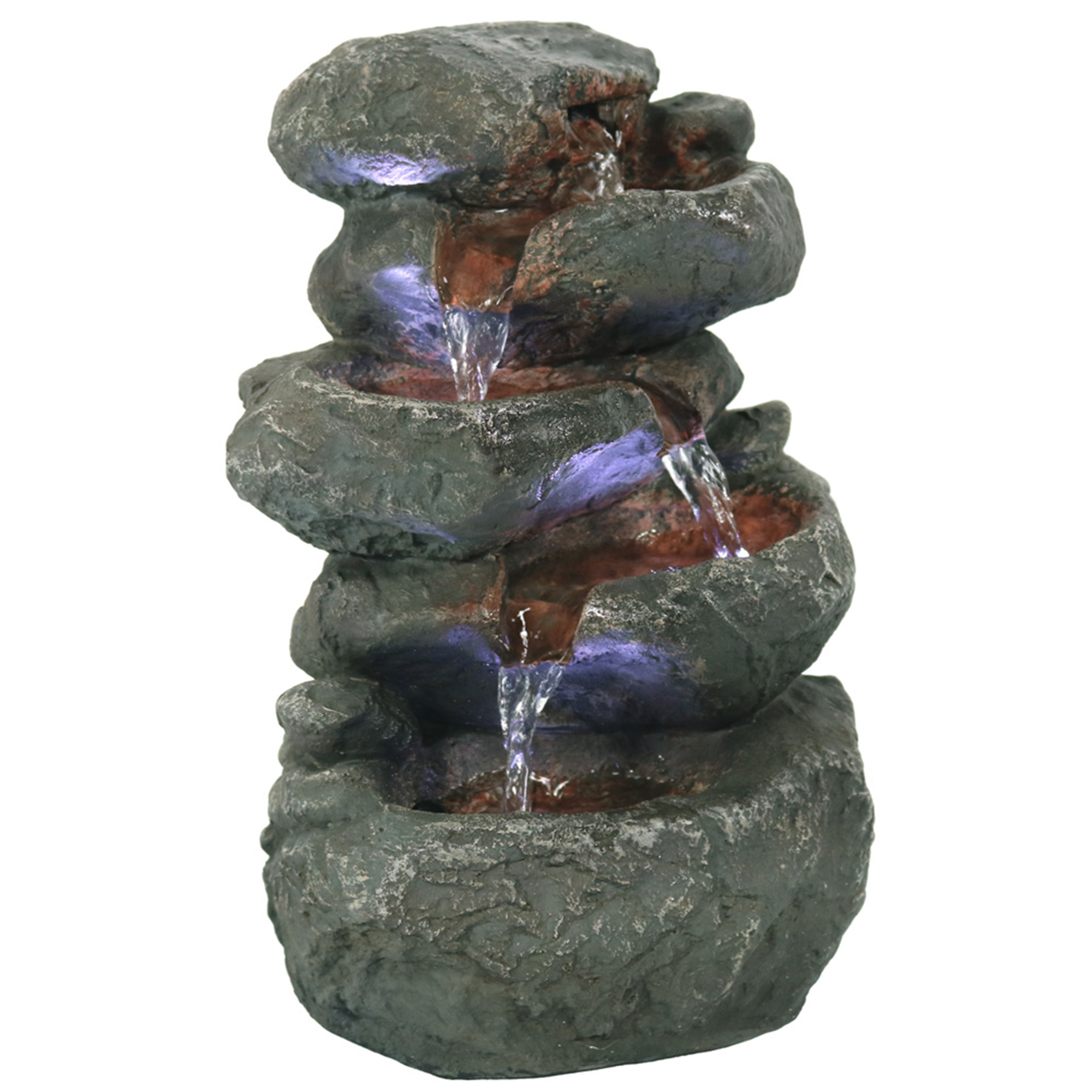 Sunnydaze Decor, Indoor Stacked Rocks Tabletop Fountain - 10.5in., Model# DW-35127