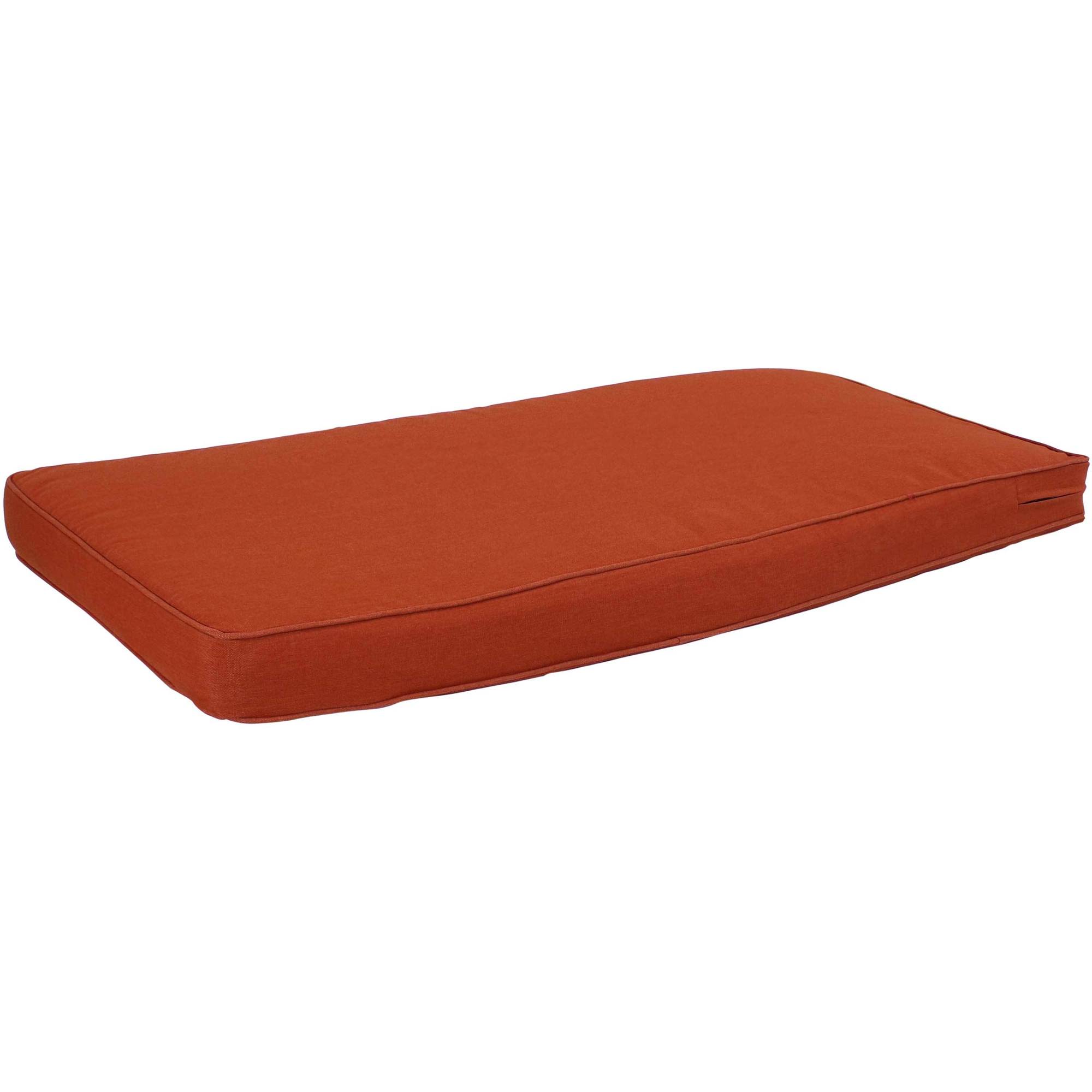 Sunnydaze Decor, Cushion for Bench or Swing 41in. x 18in. Rust