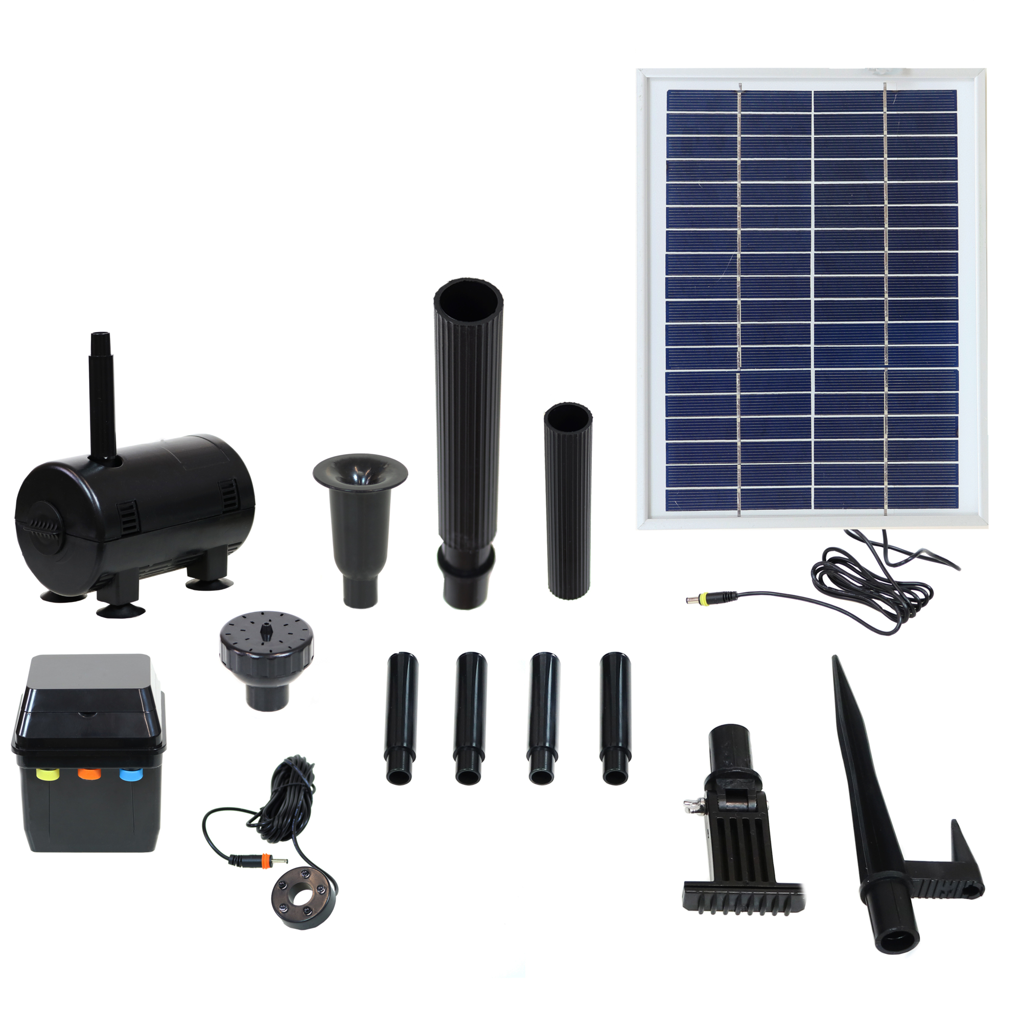 Sunnydaze Decor, Solar Pump Solar Panel Kit - 132 GPH, Volts 15 Model# SL-P106E