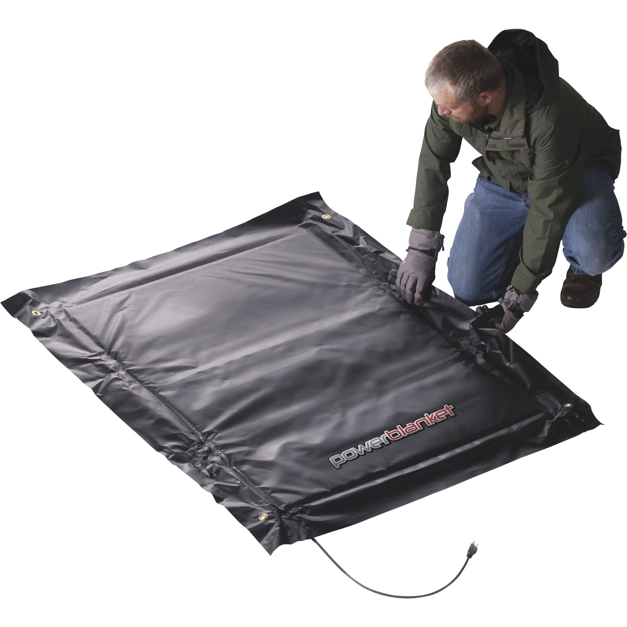Powerblanket MD1010 Heated Concrete Blanket - 10' x 10' Heated Dimensions - 12' x 12' Finished Dimensions
