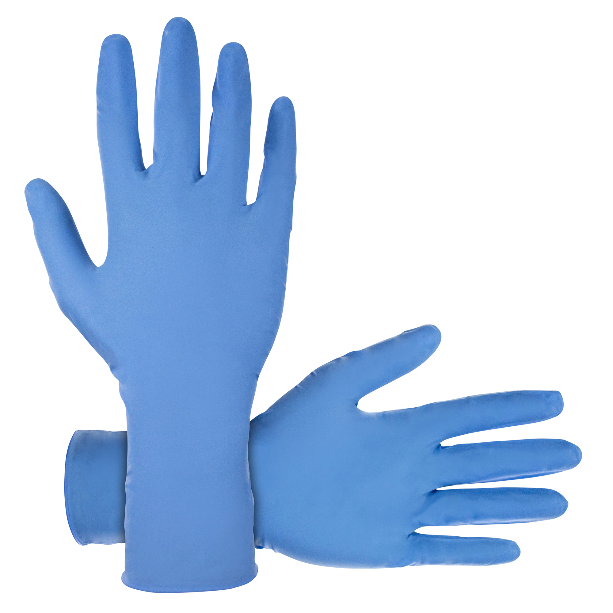 Ironton 8 Mil Blue Nitrile Gloves  50ct Large